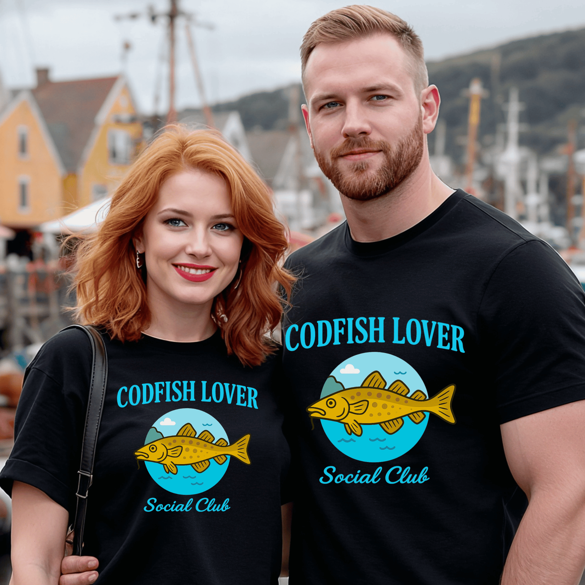 Codfish Lover Social Club T-Shirt - Newfinese Please
