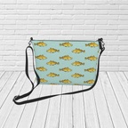 Codfish Pattern Crossbody – Newfoundland and Labrador Coastal Purse - Newfinese Please