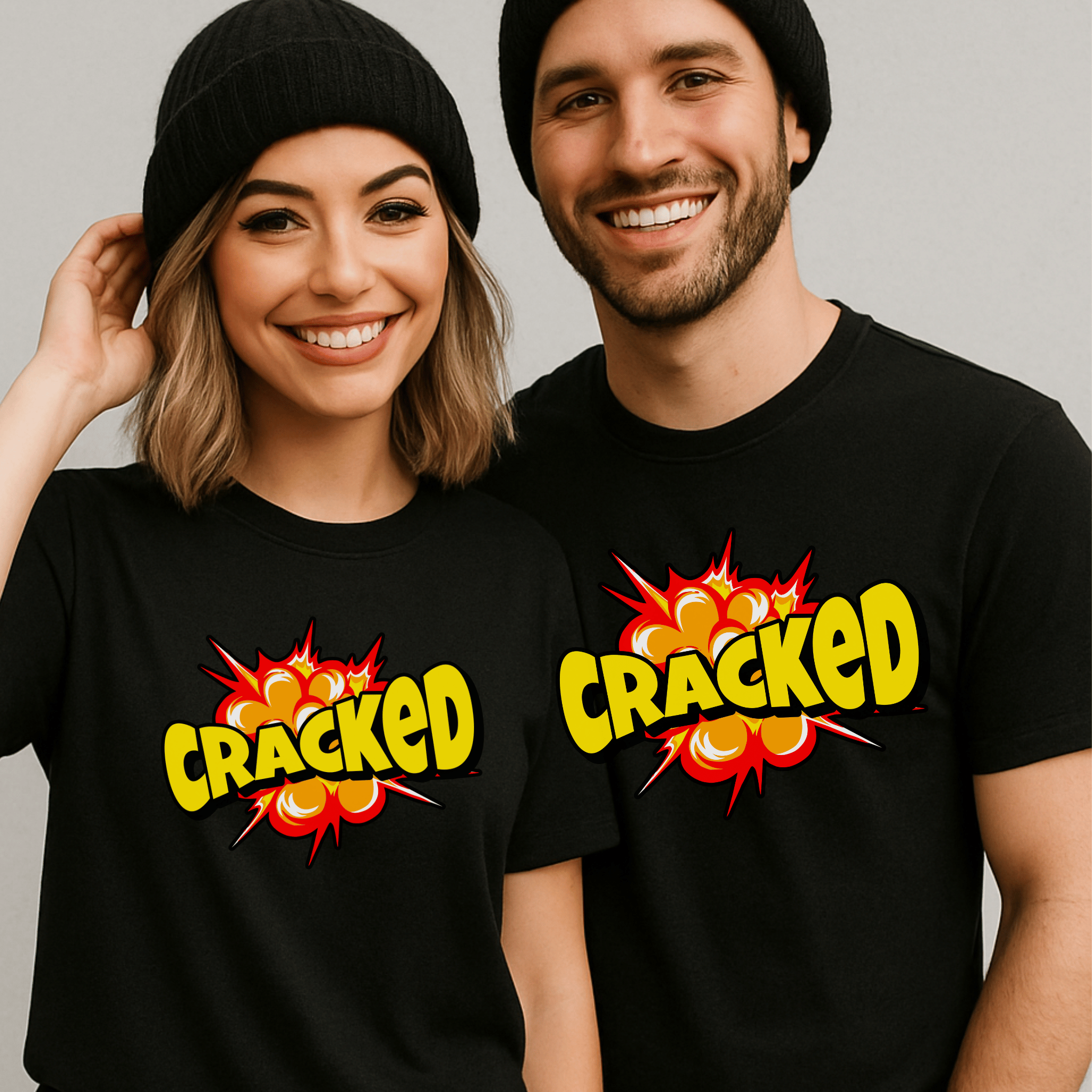 "Cracked Explosion" T-Shirt - Newfinese Please
