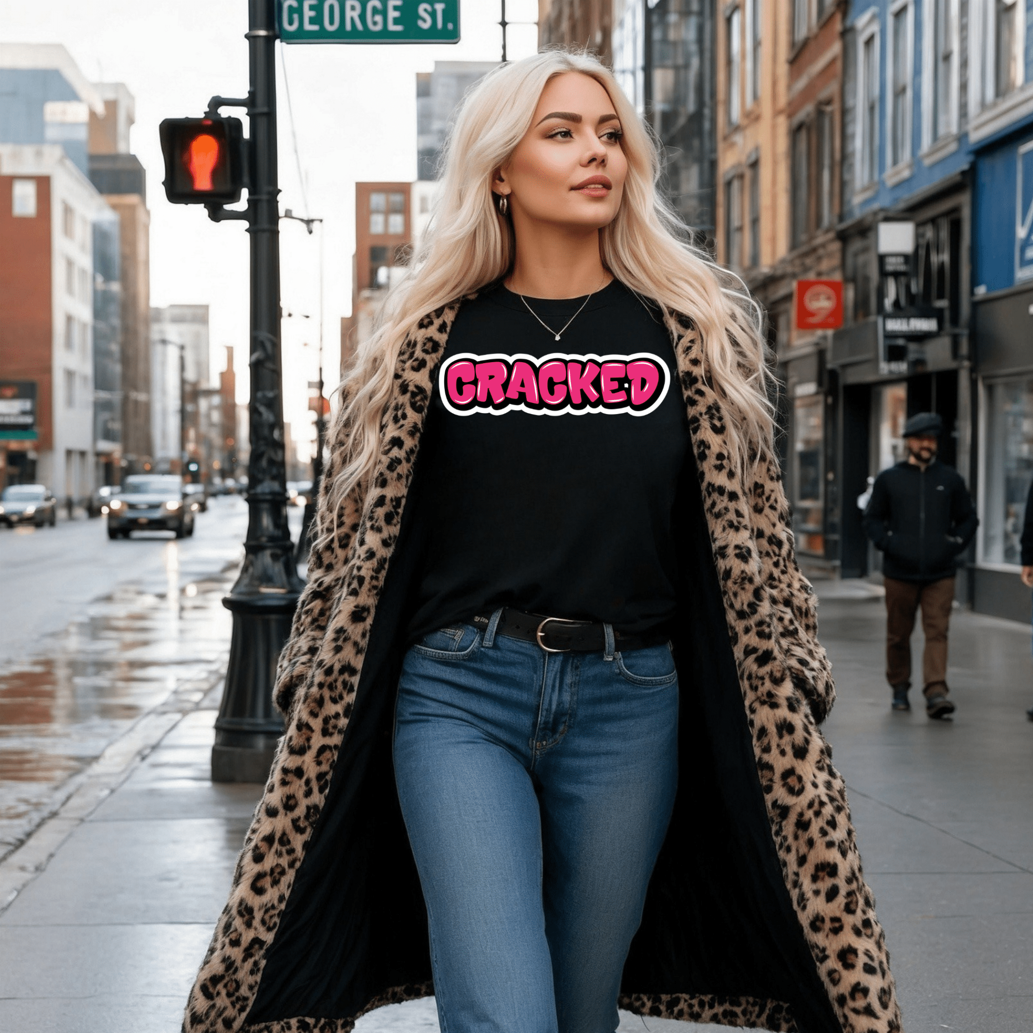 "Cracked" Tee — Newfoundland Graffiti Collection - Newfineseplease.ca
