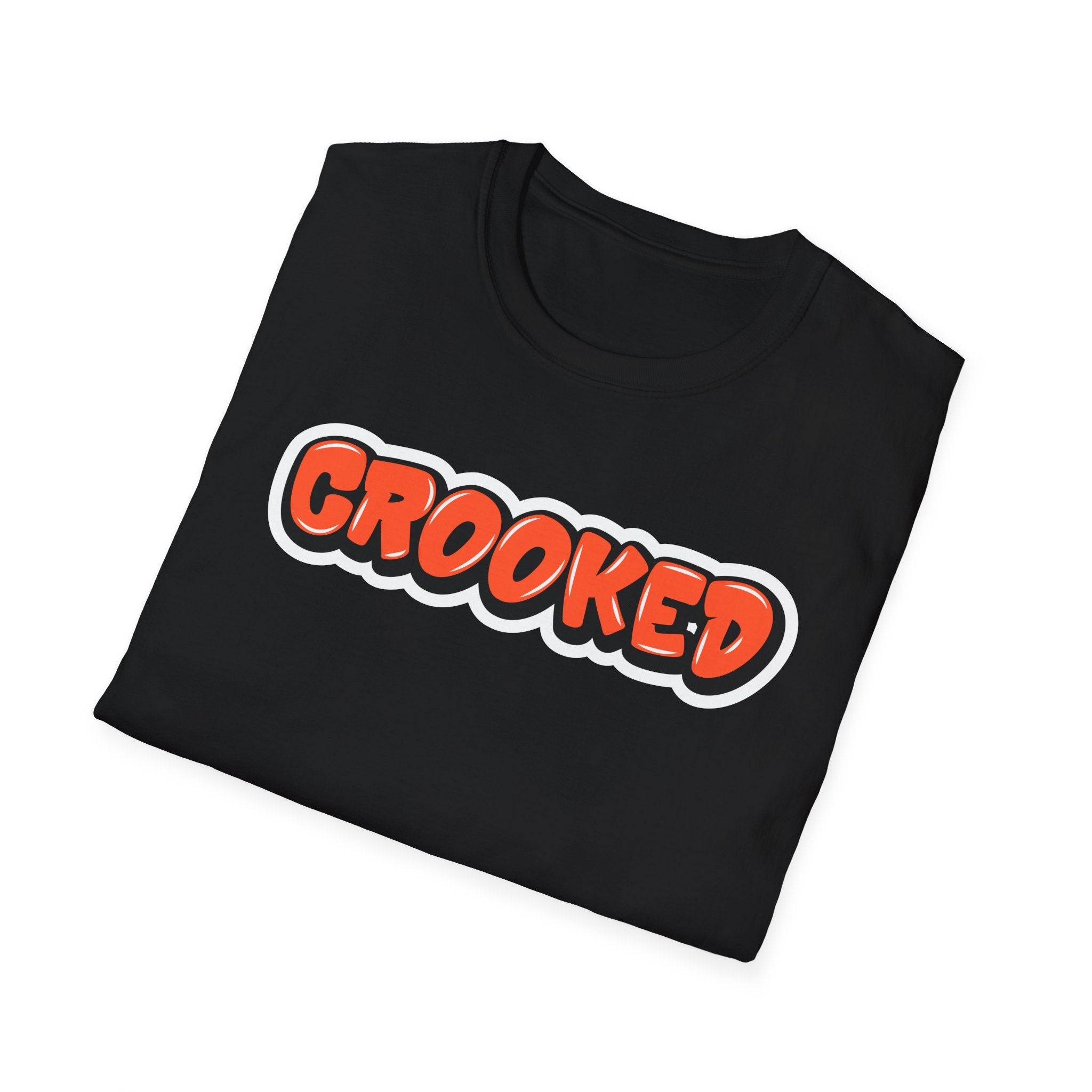 "Crooked" Graffiti T-Shirt - Newfinese Please