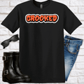 "Crooked" Graffiti T-Shirt - Newfinese Please