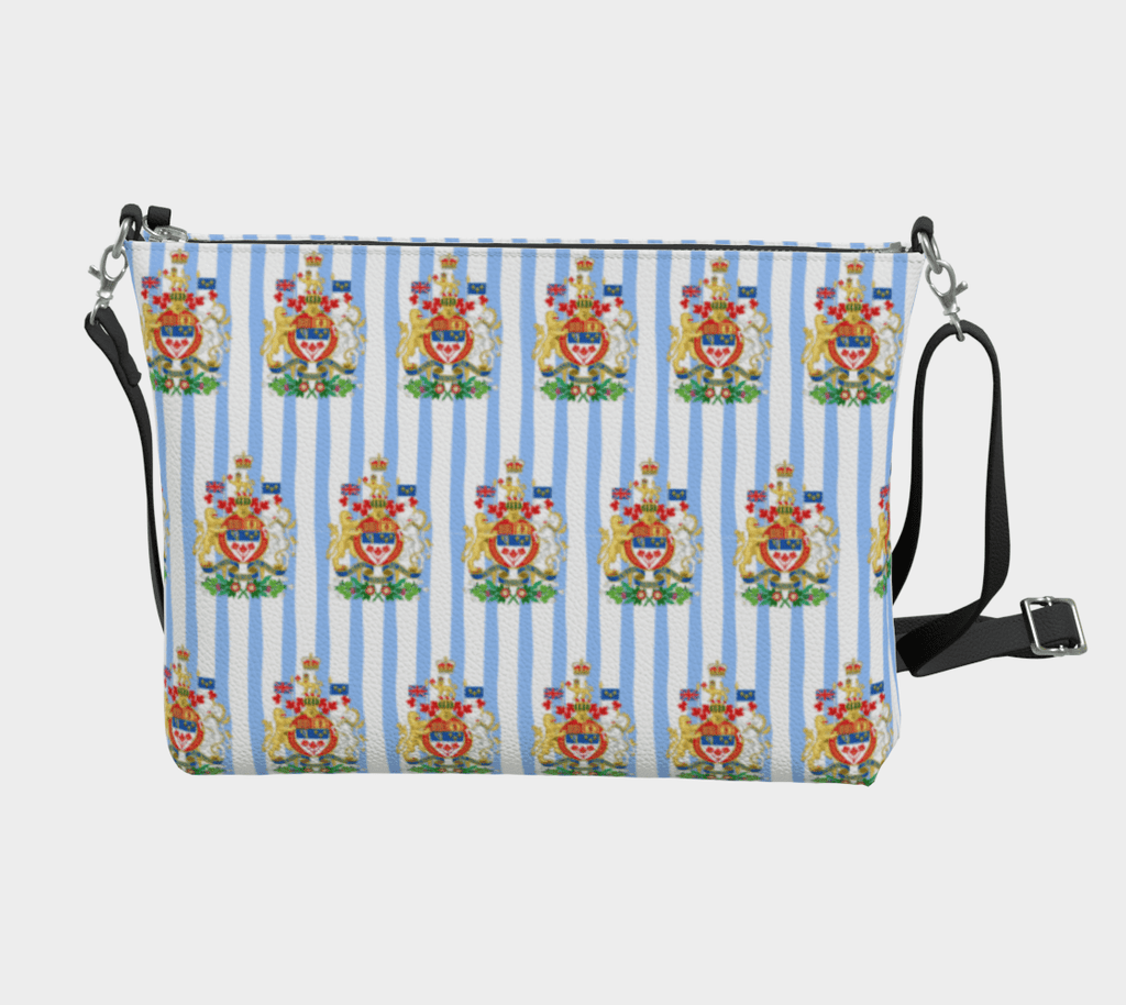 Crossbody w Canadian Coat of Arms - Newfinese Please
