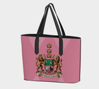 pink, white and green_tote