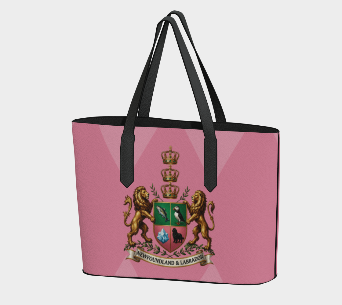 pink, white and green_tote