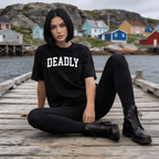 "Deadly" Tee — Classic Newfoundland Collegiate Edition - Newfineseplease.ca