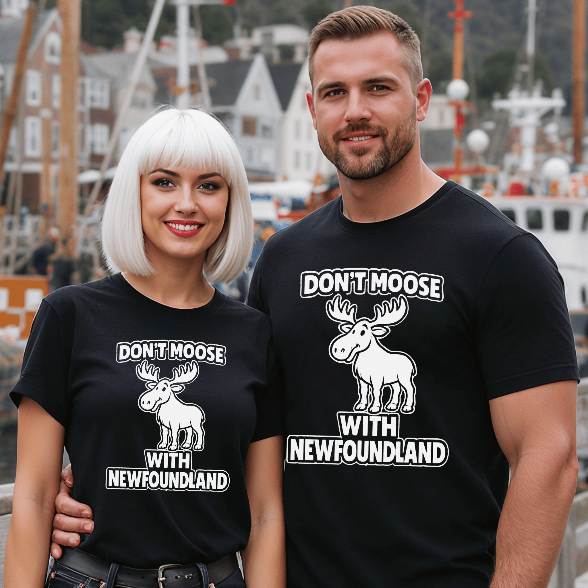 "Don't Moose with Newfoundland" T-Shirt - Newfinese Please