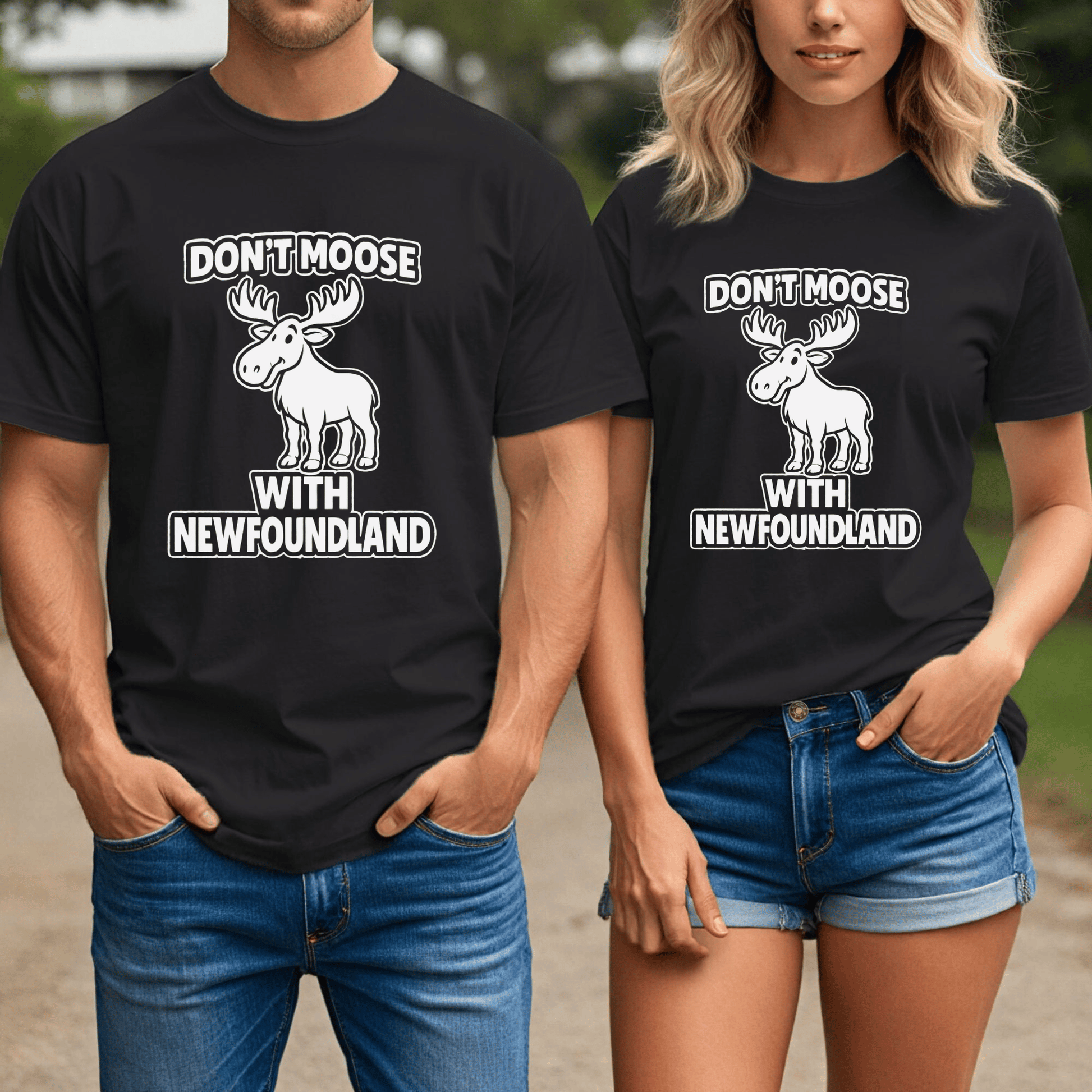 "Don't Moose with Newfoundland" T-Shirt - Newfinese Please