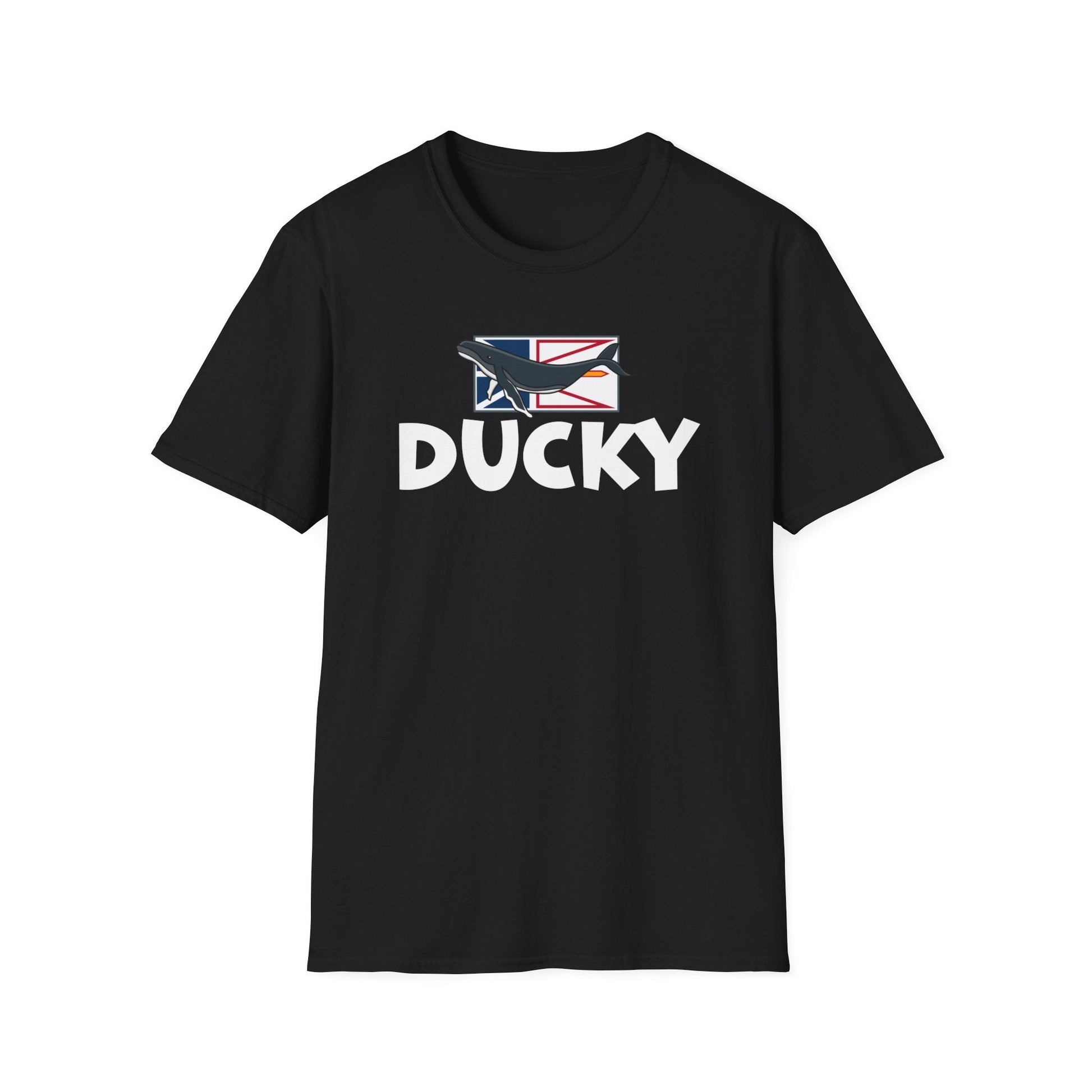 "Ducky" Whale - Flag T-Shirt - Newfinese Please