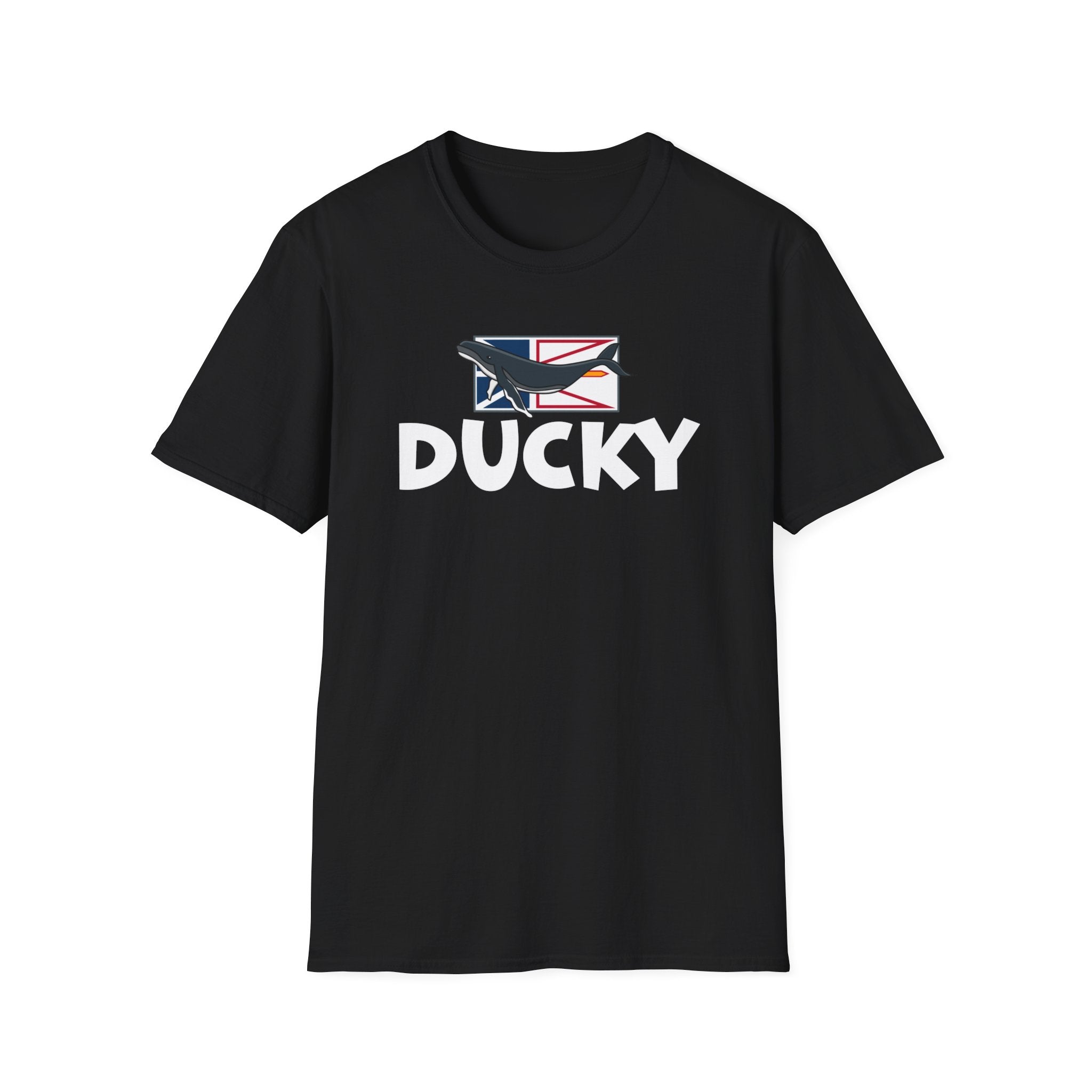 "Ducky" Whale - Flag T-Shirt - Newfinese Please
