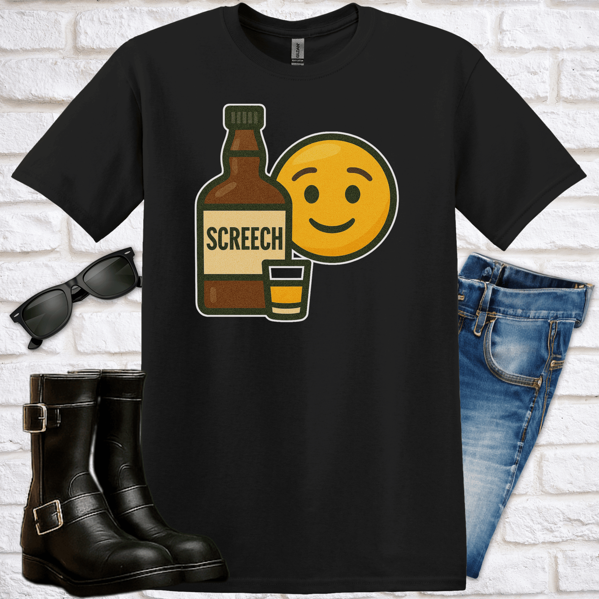 Emoji "Screeched In" T-Shirt - Newfinese Please