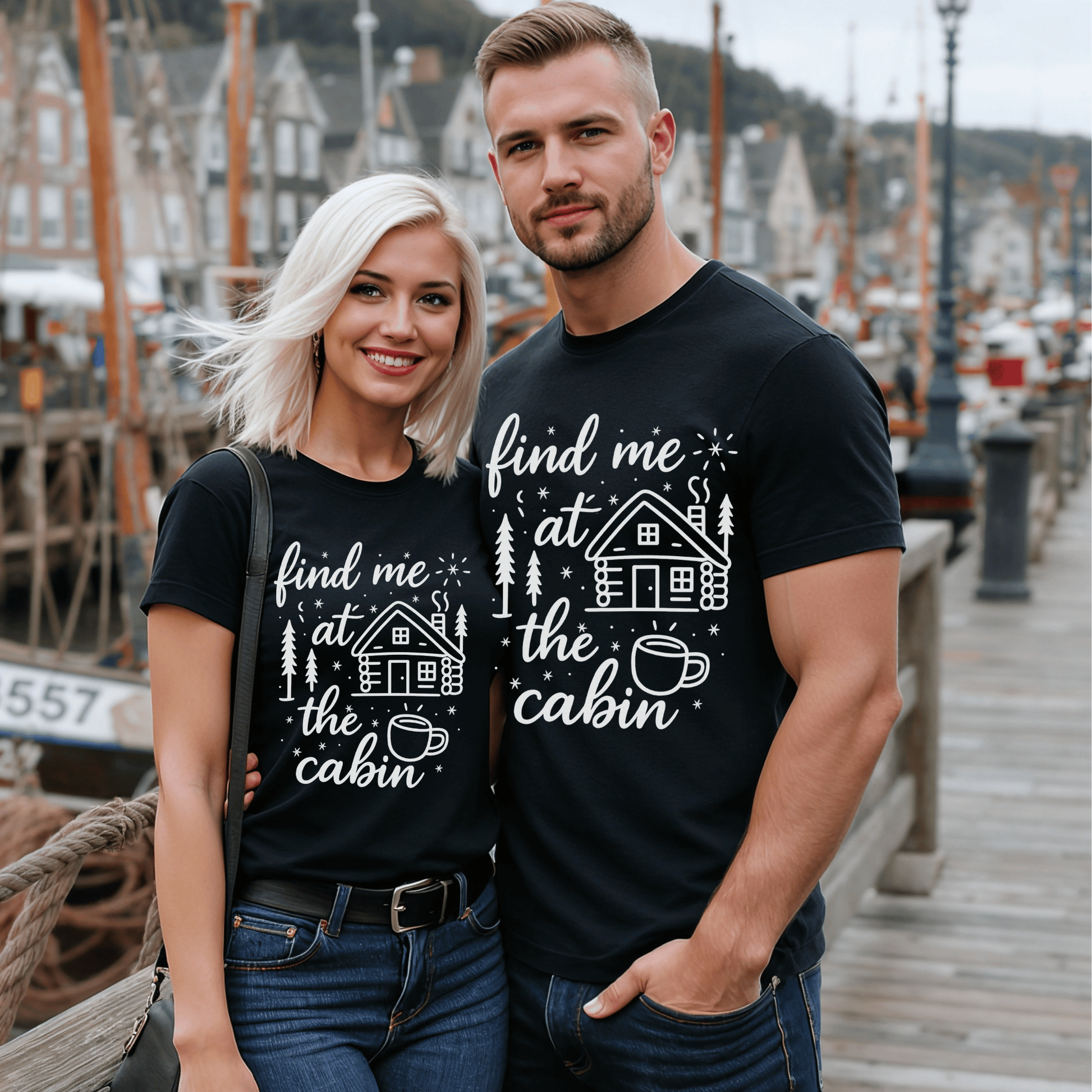 "Find Me at the Cabin" T-Shirt - Newfinese Please