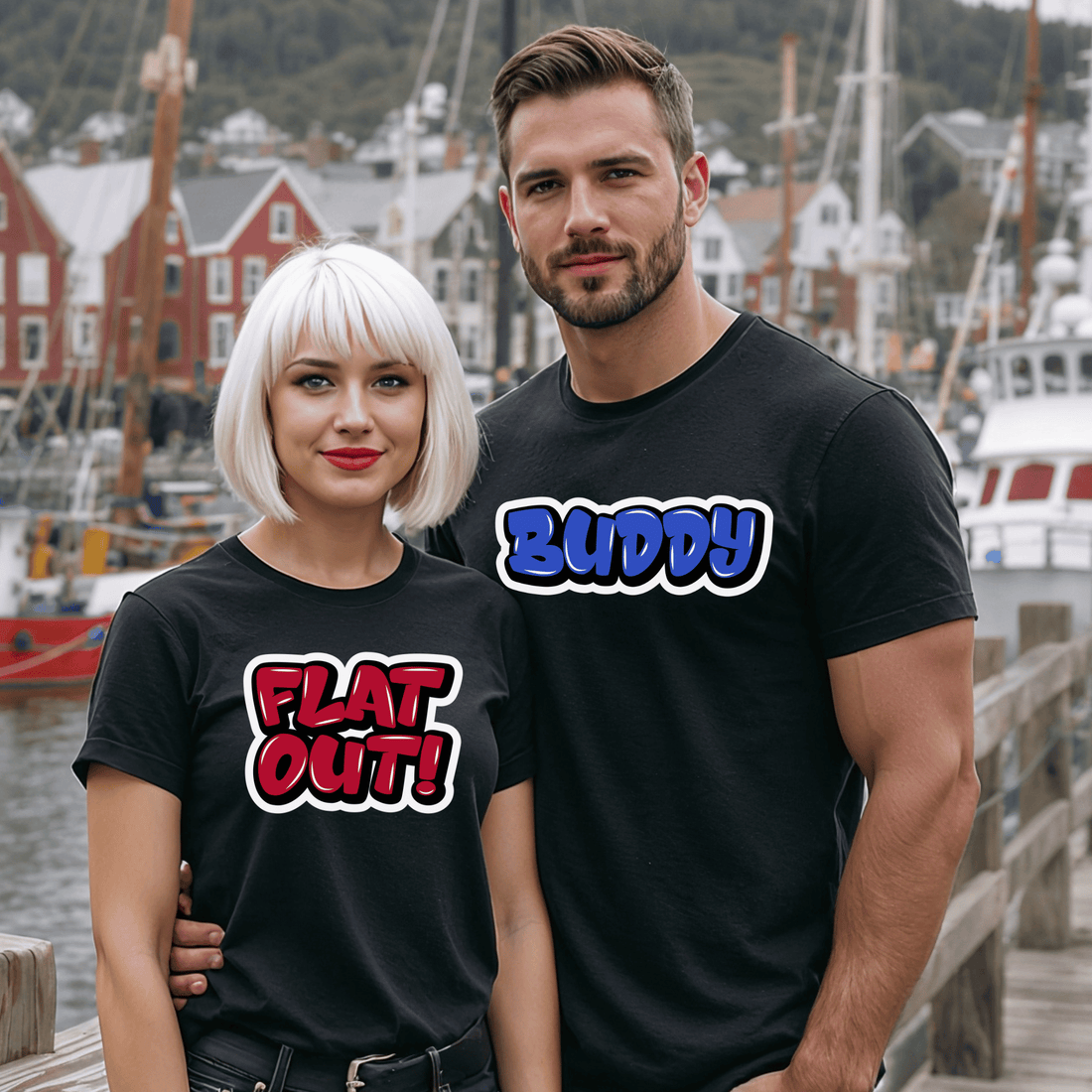 "Flat Out" Graffiti T-Shirt - Newfinese Please