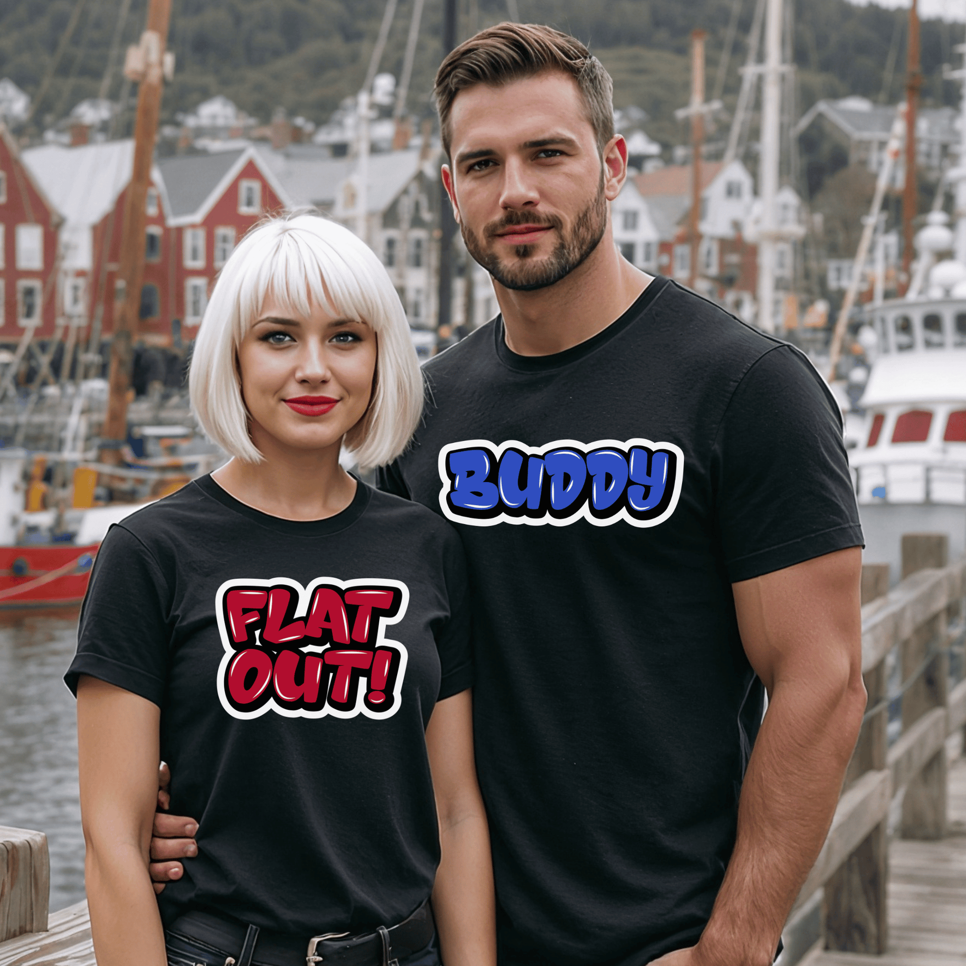 "Flat Out" Graffiti T-Shirt - Newfinese Please