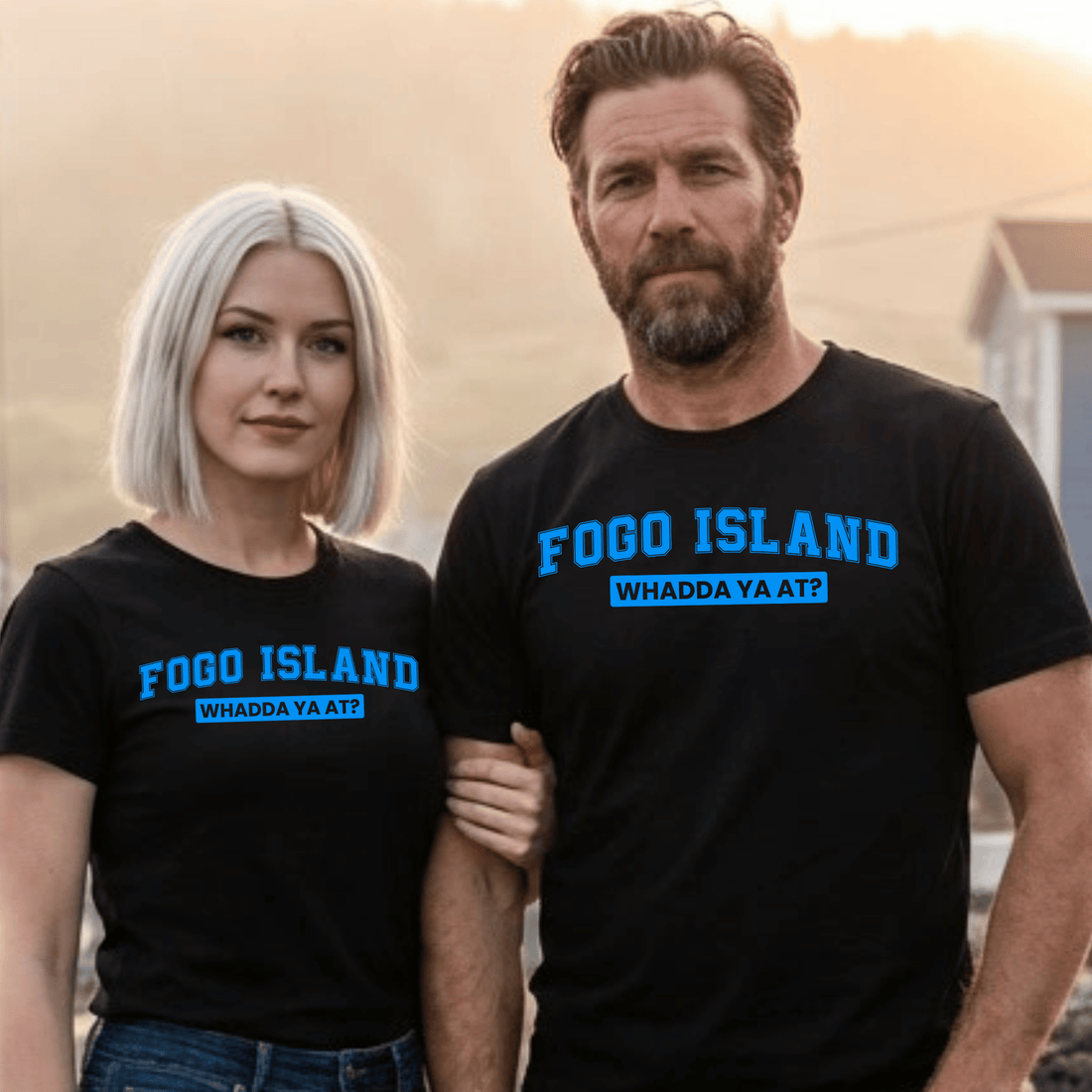 FOGO ISLAND "Whadda Ya At?" T-Shirt - Newfinese Please