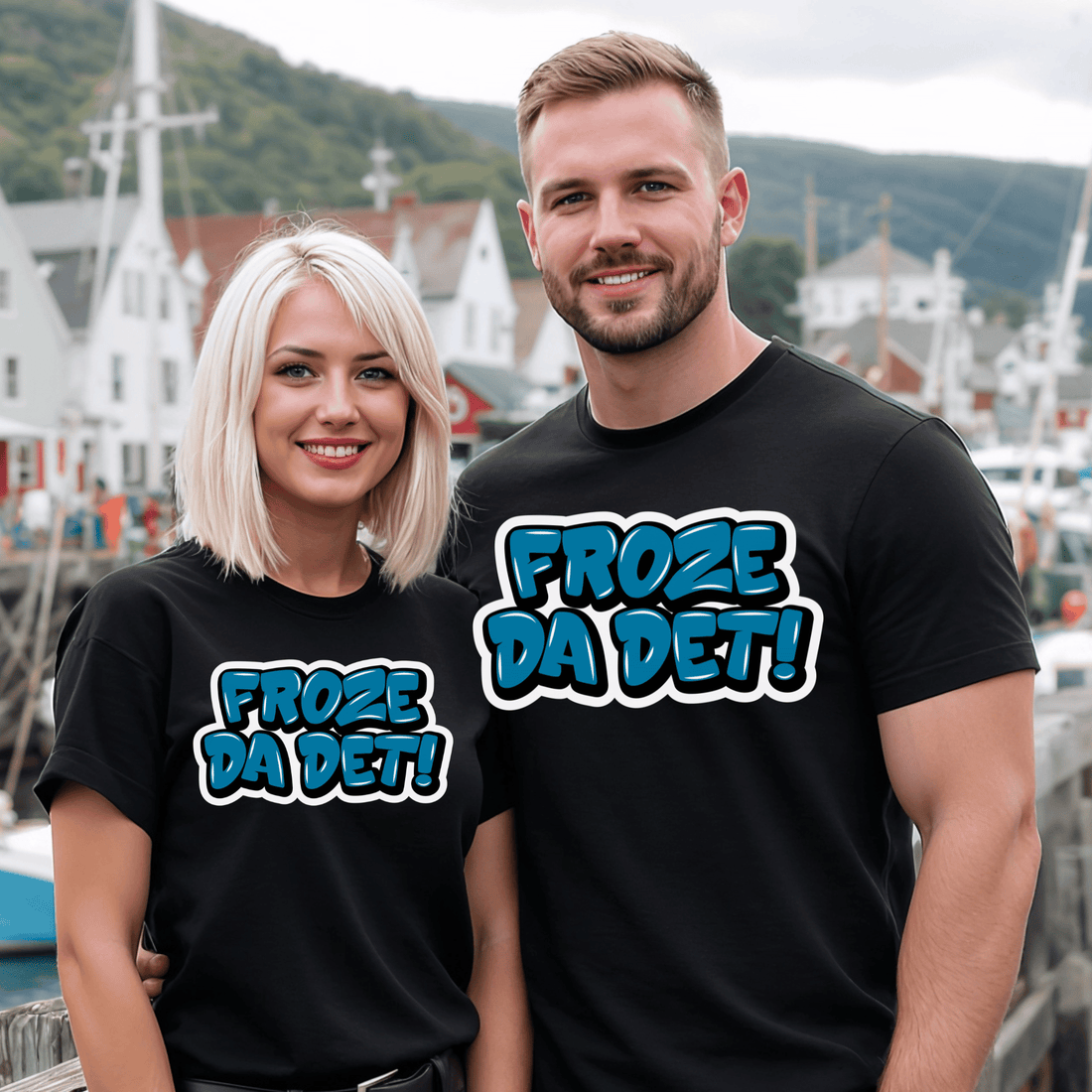 "Froze Da Det" Graffiti T-Shirt - Newfinese Please