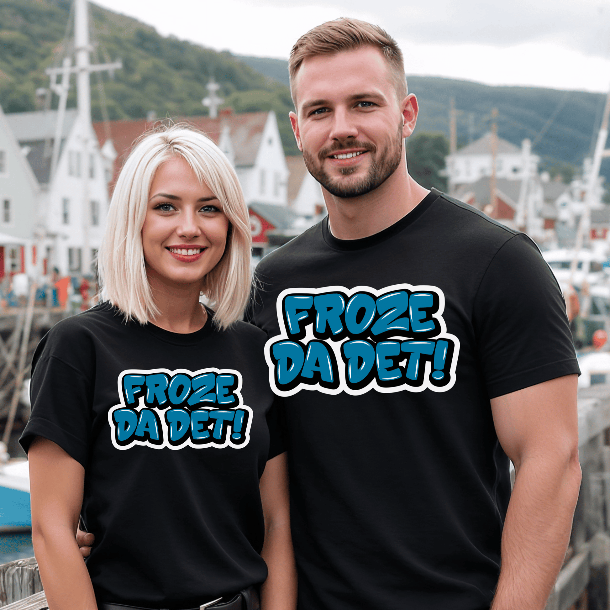 "Froze Da Det" Graffiti T-Shirt - Newfinese Please