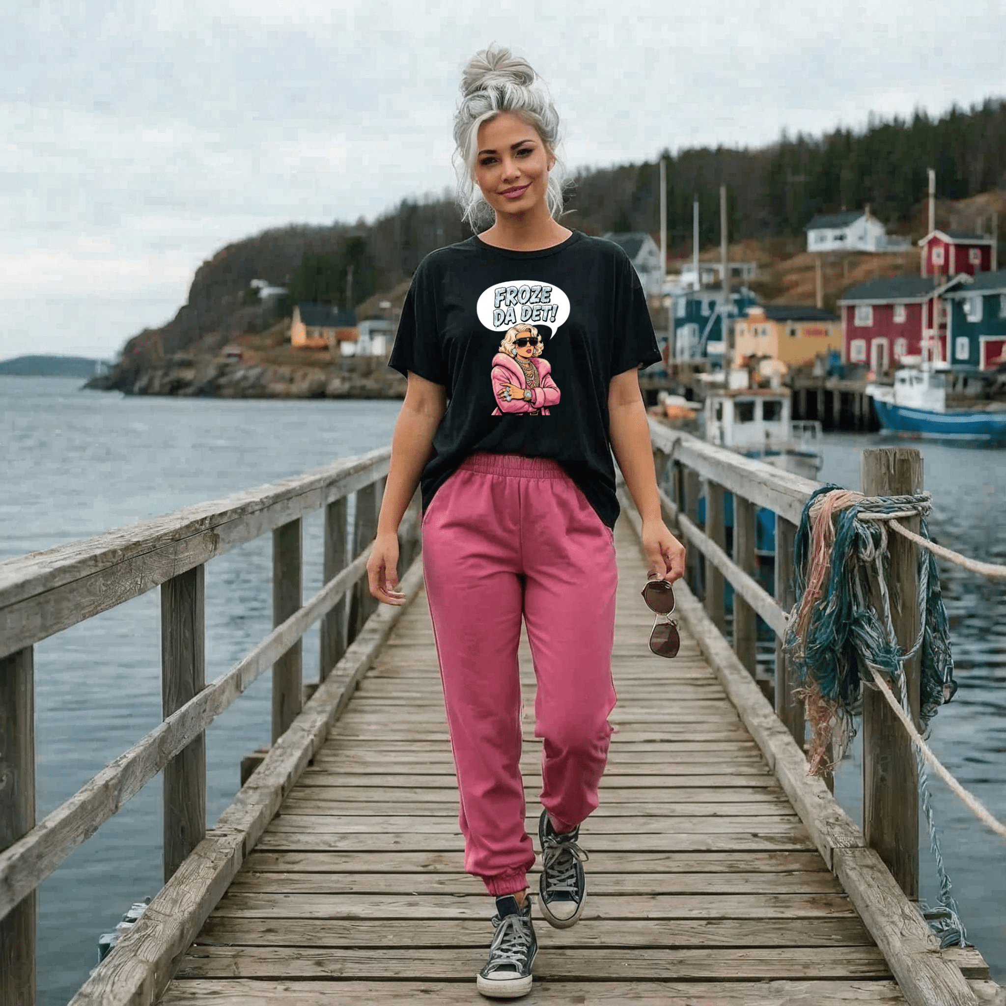 "Froze Da Det!" Tee — Comic Collection - Newfineseplease.ca