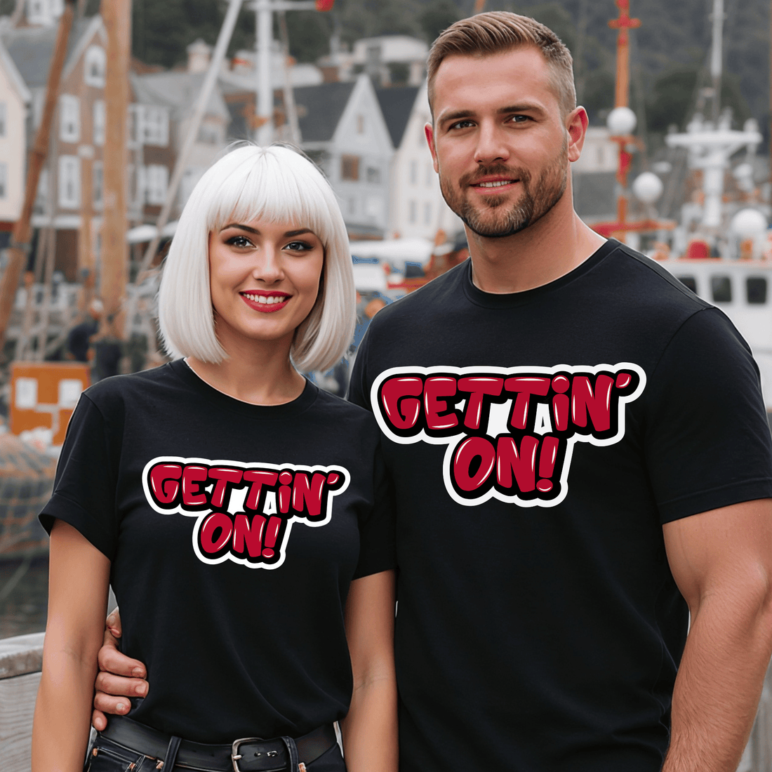 "Gettin' On" Graffiti T-Shirt - Newfinese Please