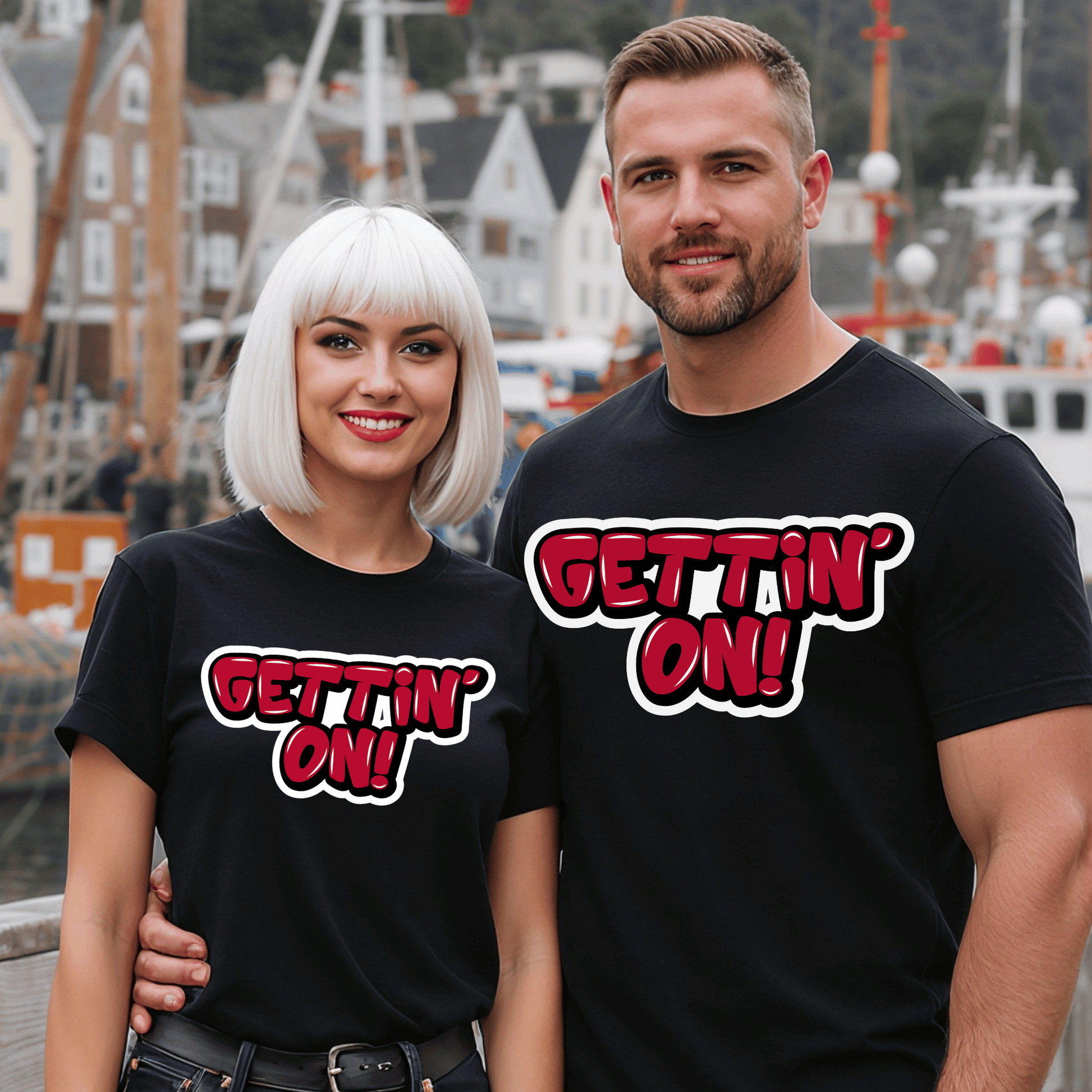 "Gettin' On" Graffiti T-Shirt - Newfinese Please