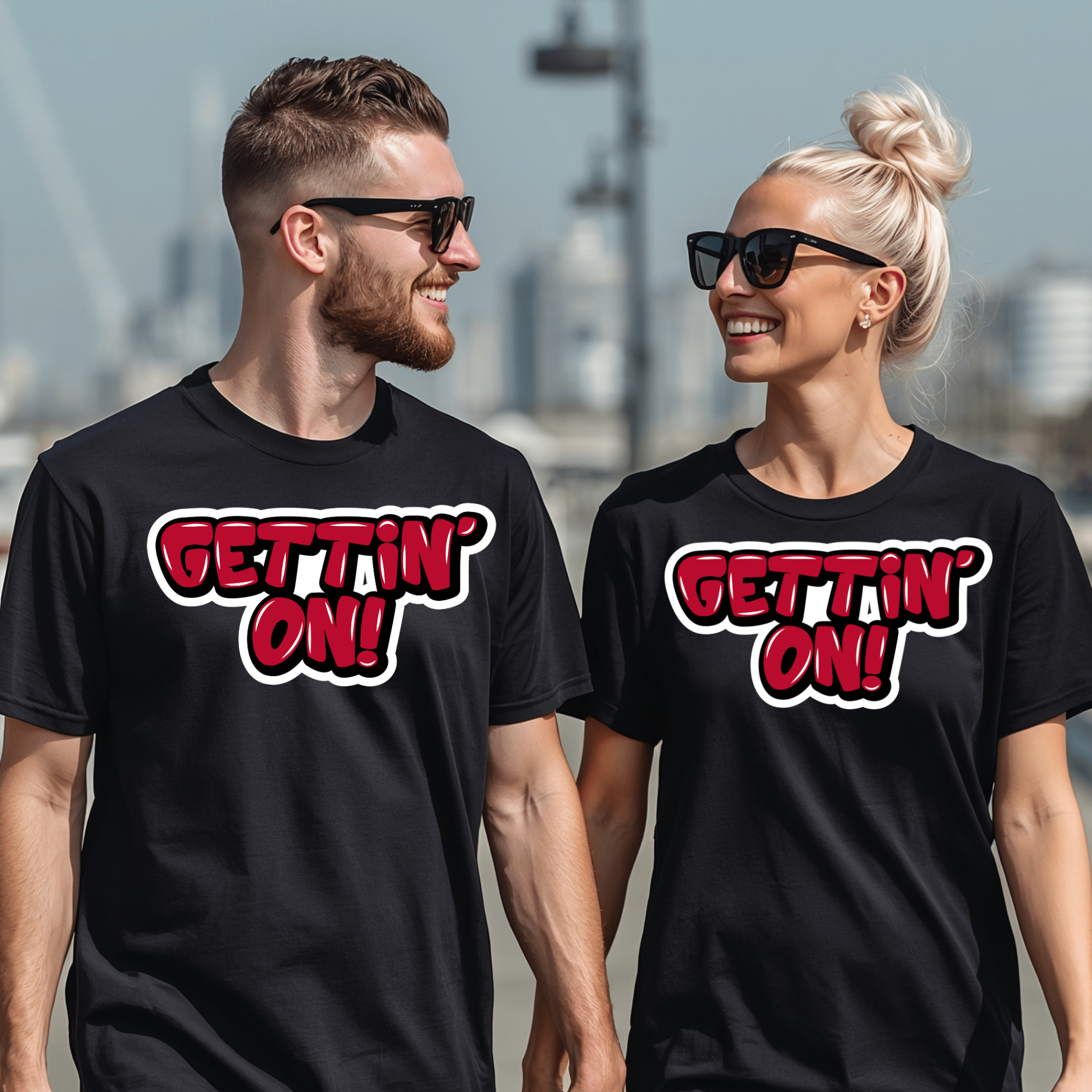 "Gettin' On" Tee - Newfoundland Graffiti Collection - Newfineseplease.ca