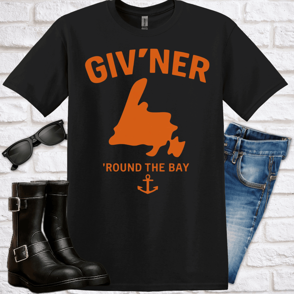 Giv'ner 'Round the Bay T‑Shirt - Newfinese Please