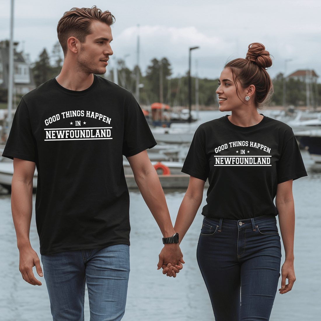 "Good Things Happen in Newfoundland" T-Shirt - Newfinese Please