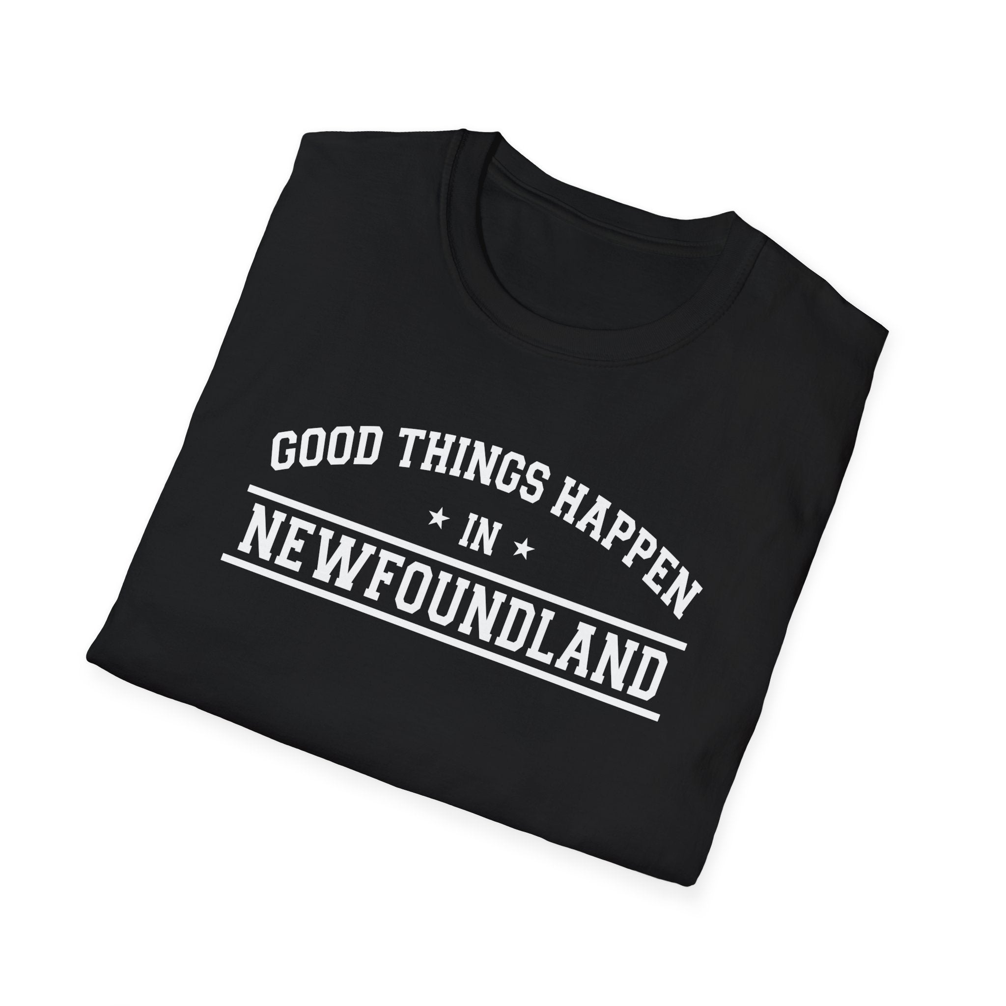"Good Things Happen in Newfoundland" T-Shirt - Newfinese Please
