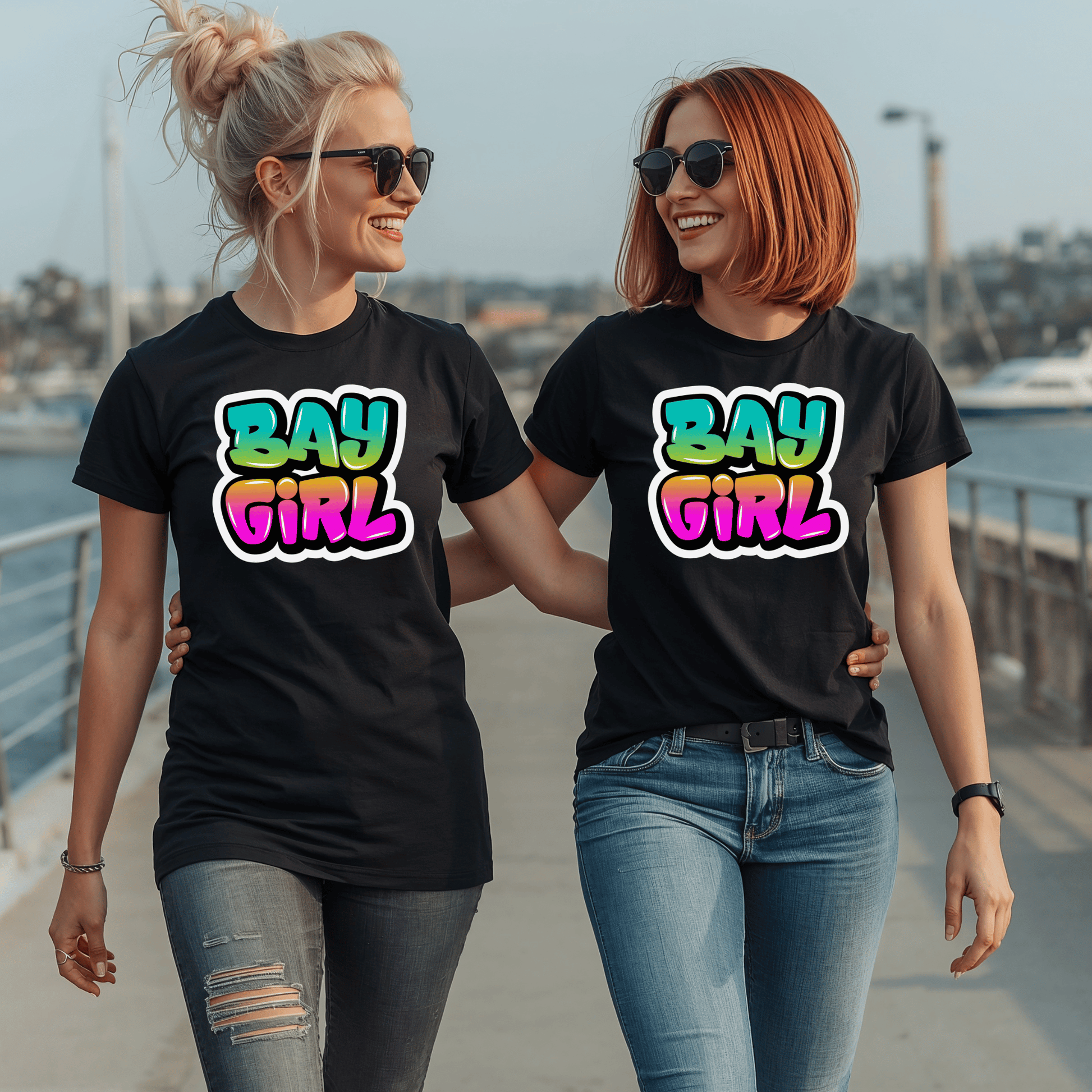Graffiti Bay Girl T-Shirt - Newfinese Please