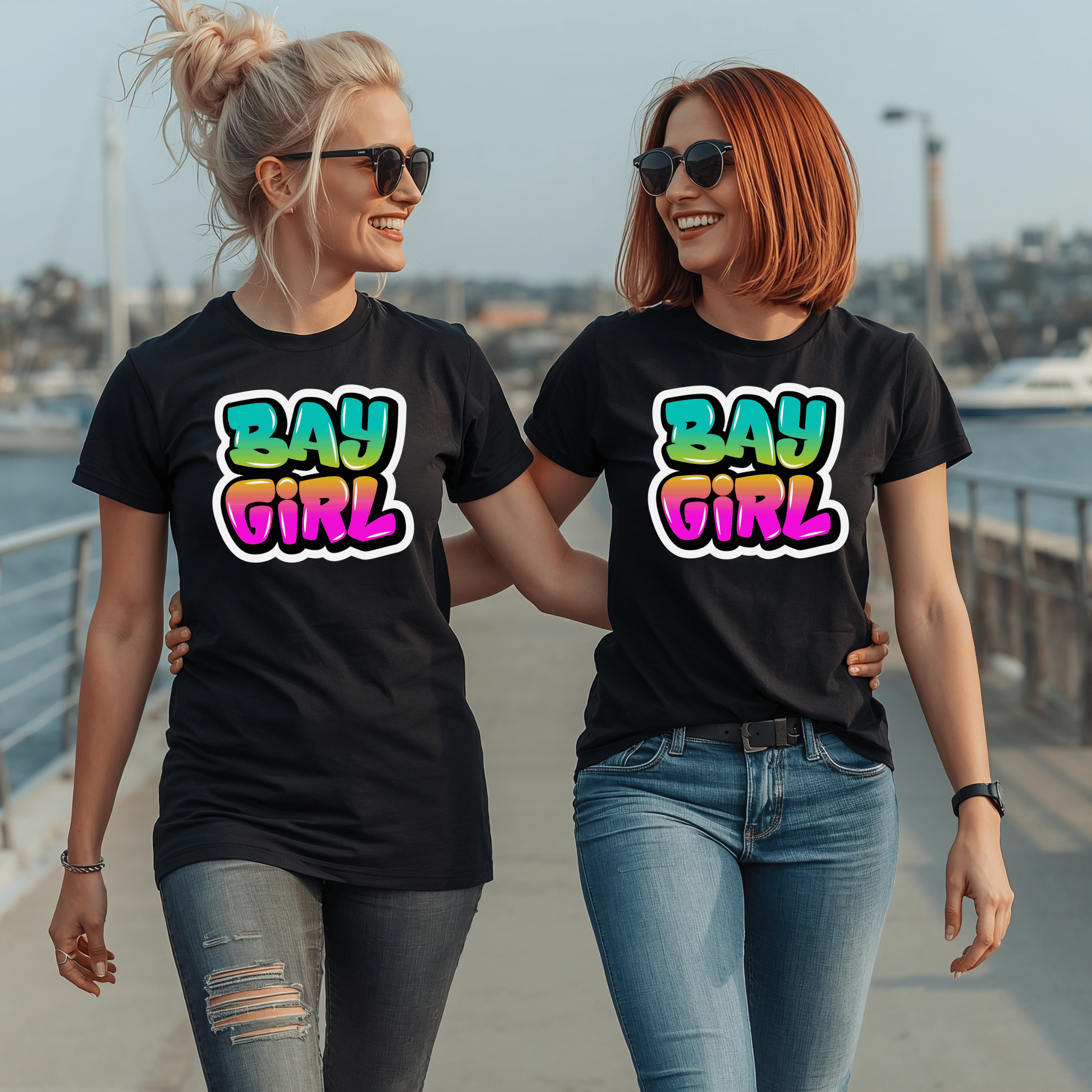 Graffiti Bay Girl T-Shirt - Newfinese Please