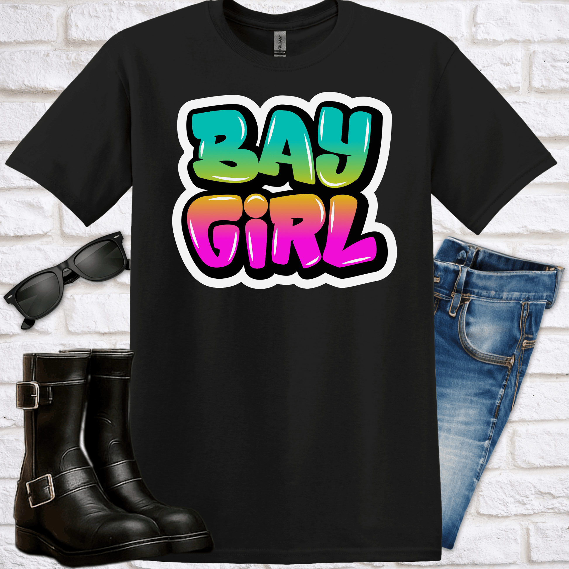 Graffiti Bay Girl T-Shirt - Newfinese Please