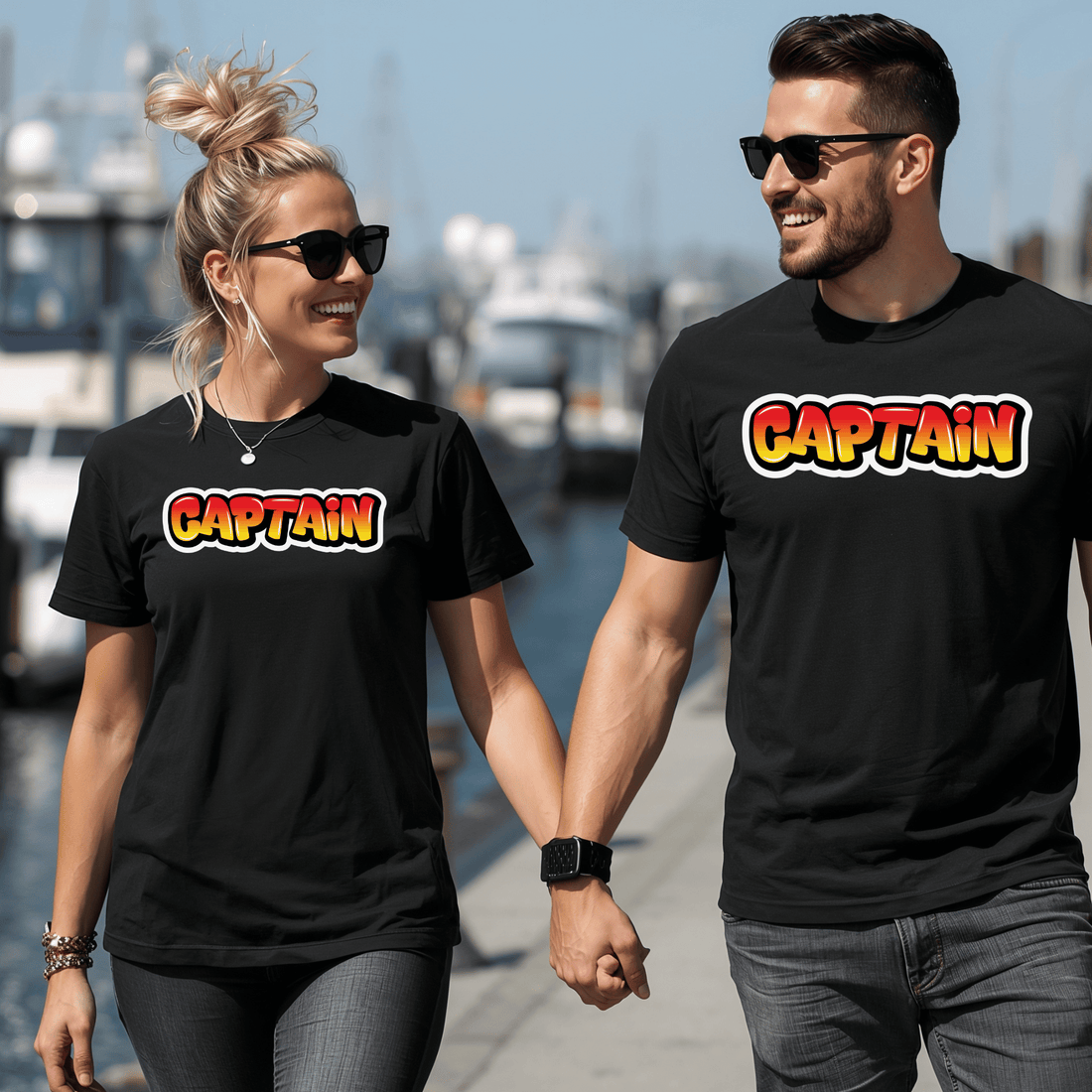 Graffiti Captain T-Shirt - Newfinese Please