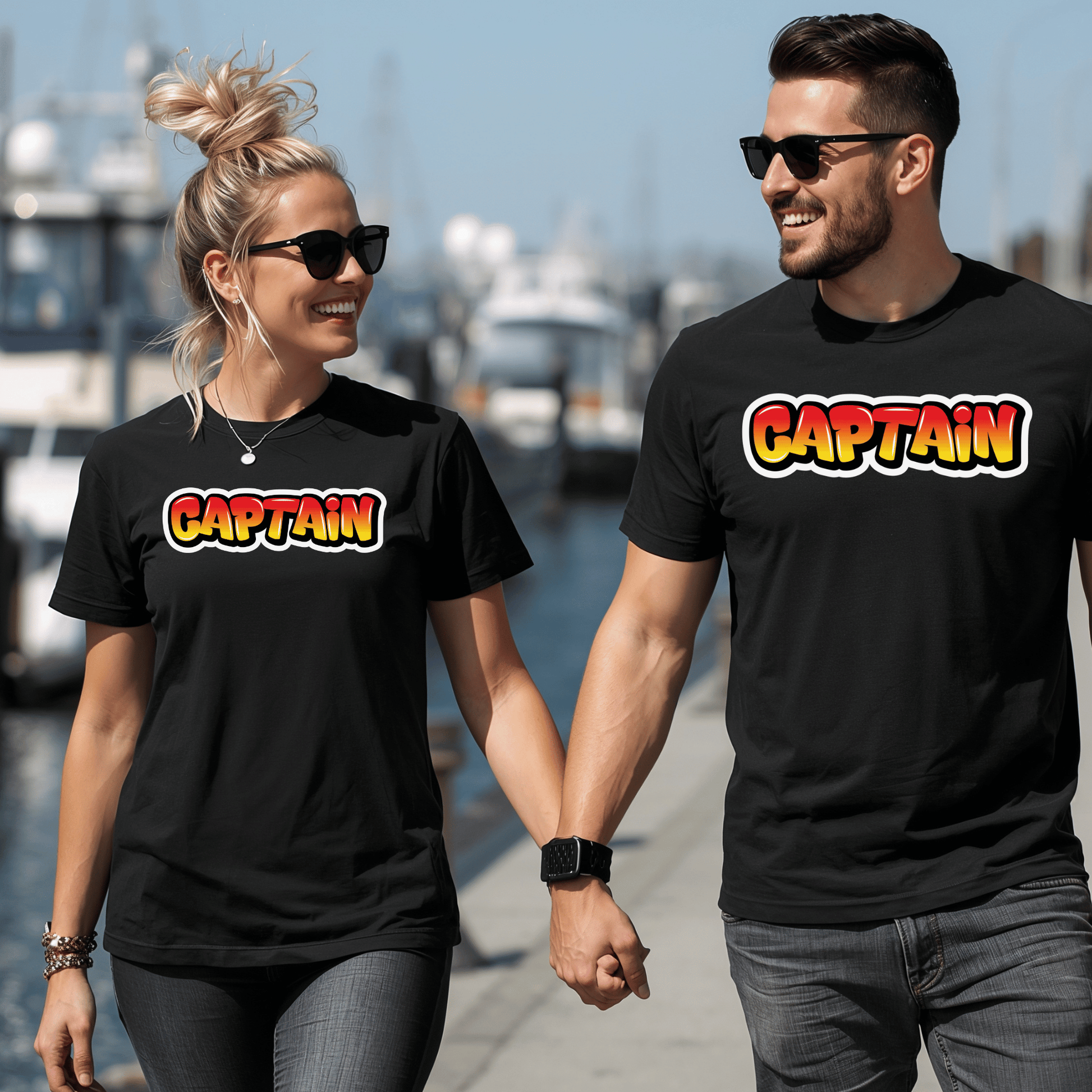 Graffiti Captain T-Shirt - Newfinese Please