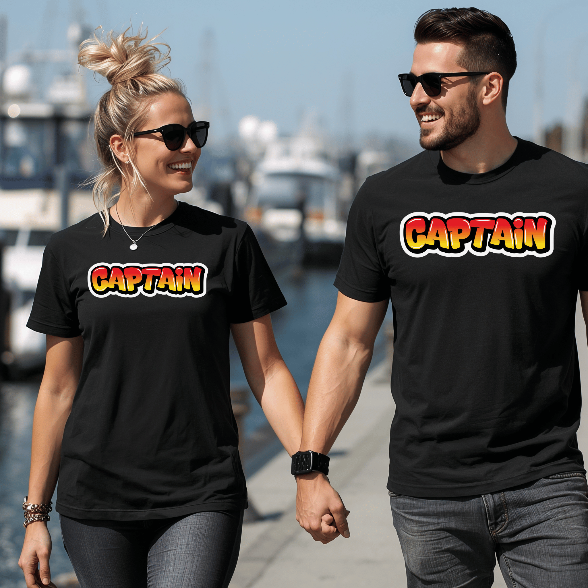 Graffiti Captain T-Shirt - Newfinese Please