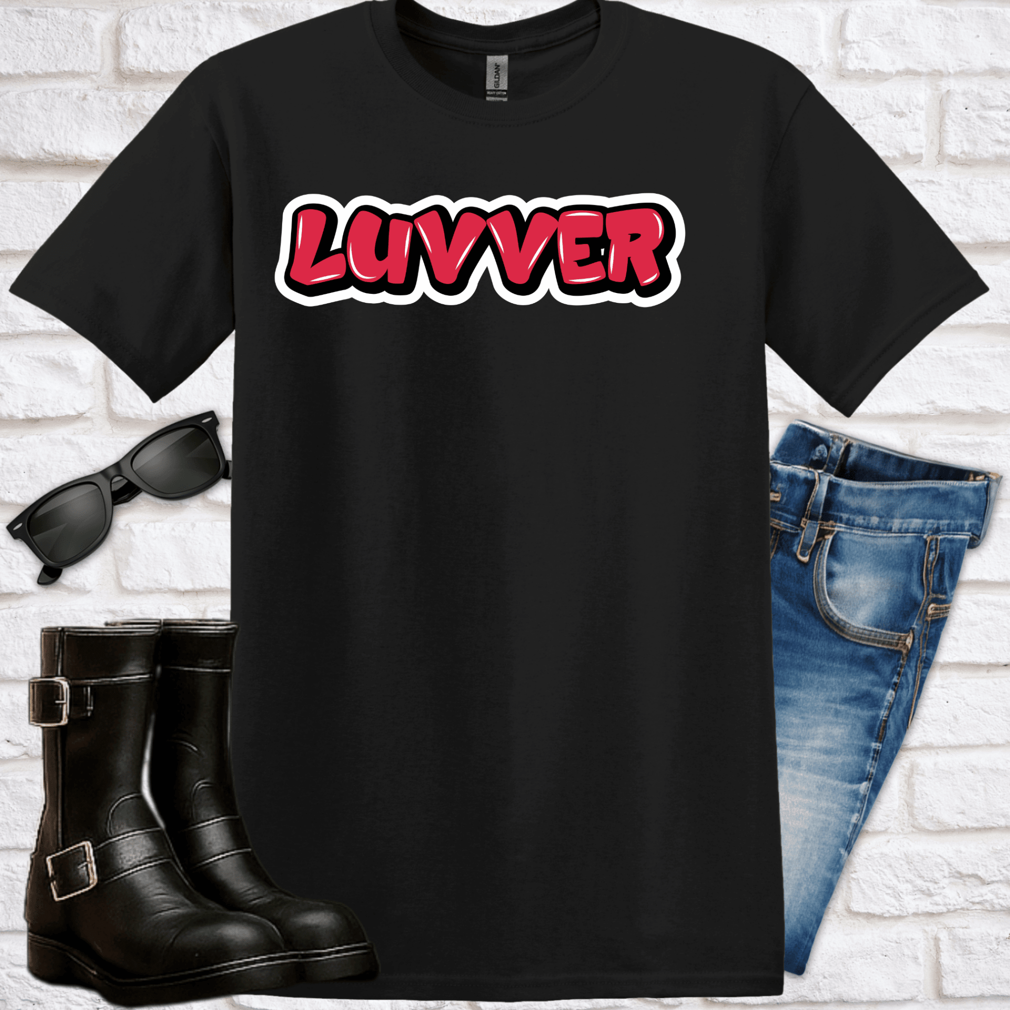 Graffiti Luvver T-Shirt - Newfinese Please