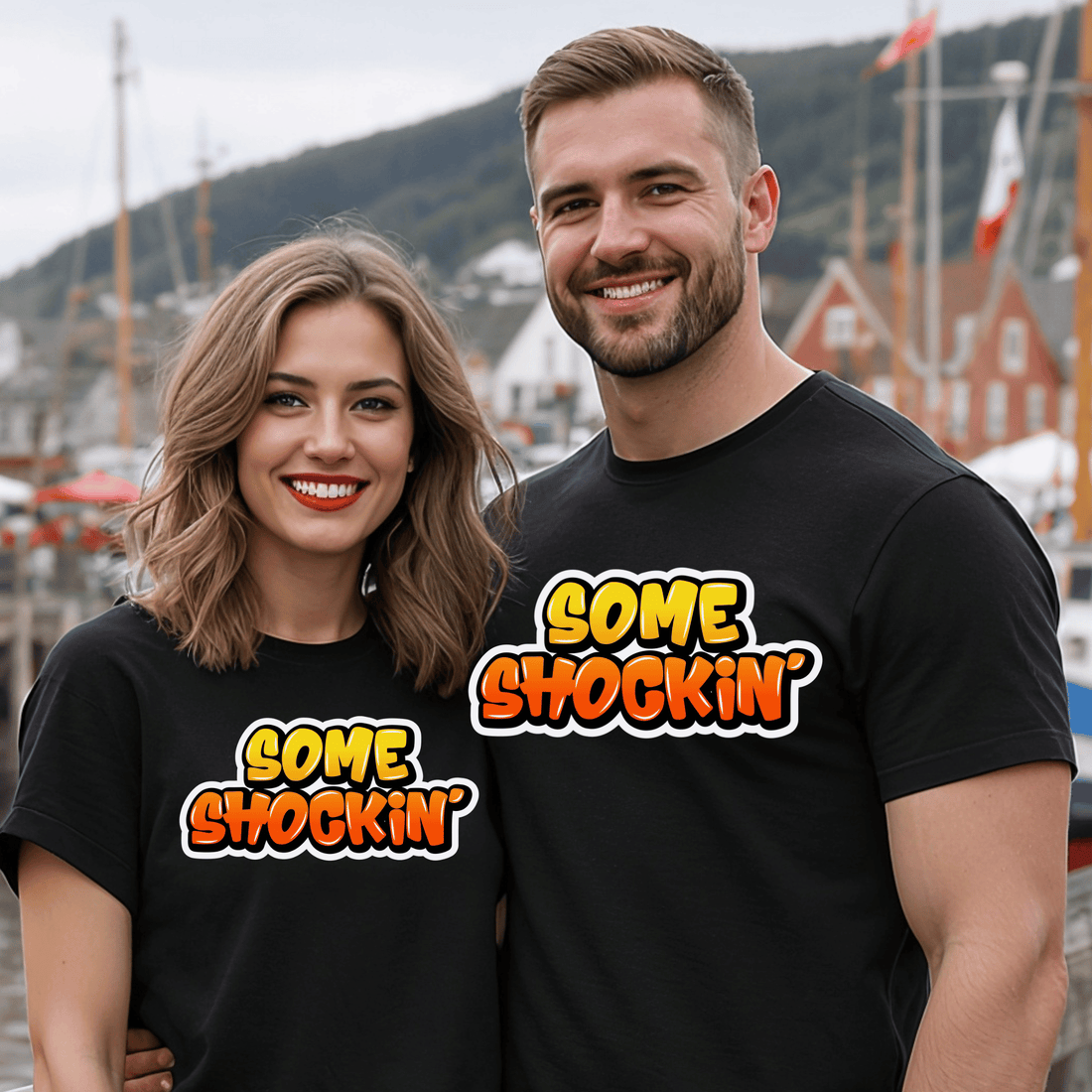 Graffiti "Some Shockin'" T-Shirt - Newfinese Please