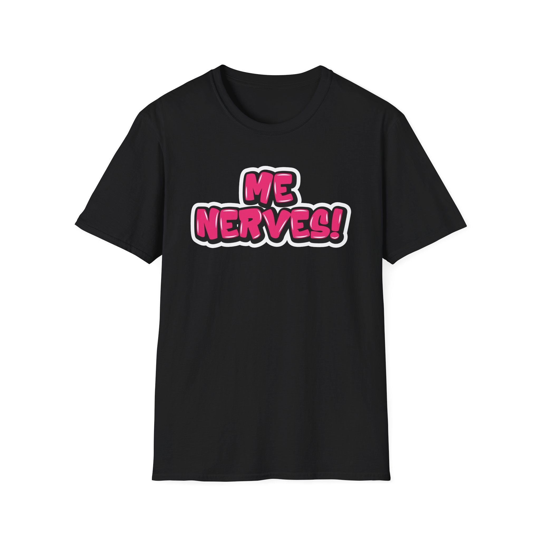 Graffiti Style "Me Nerves!" T-Shirt - Newfinese Please