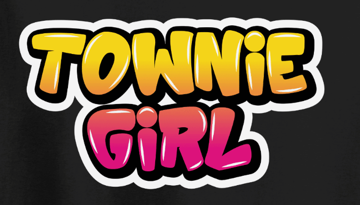 Graffiti "Townie Girl" T-Shirt - Newfineseplease.ca