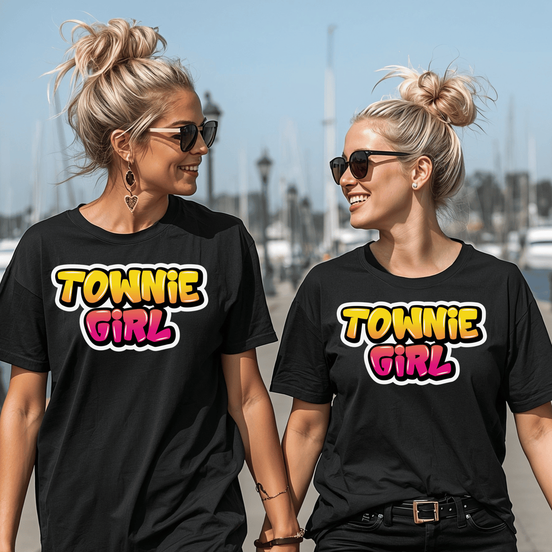 Graffiti "Townie Girl" T-Shirt - Newfinese Please