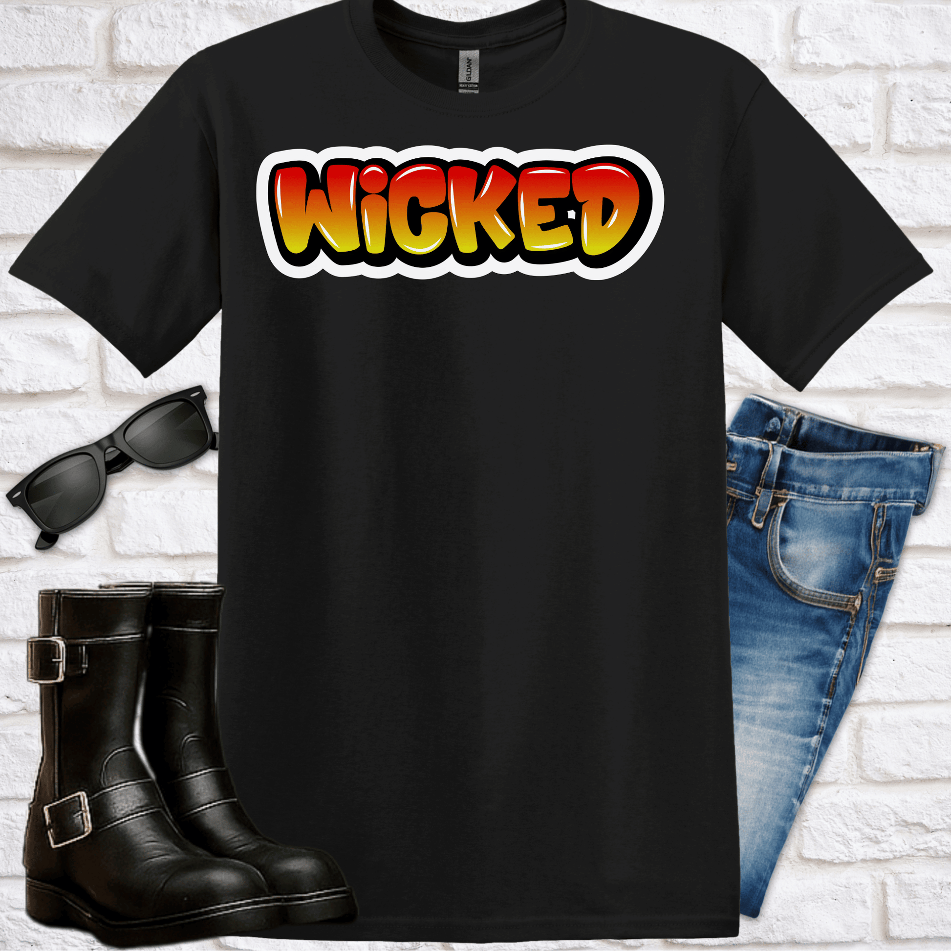 Graffiti Wicked T-Shirt - Newfinese Please