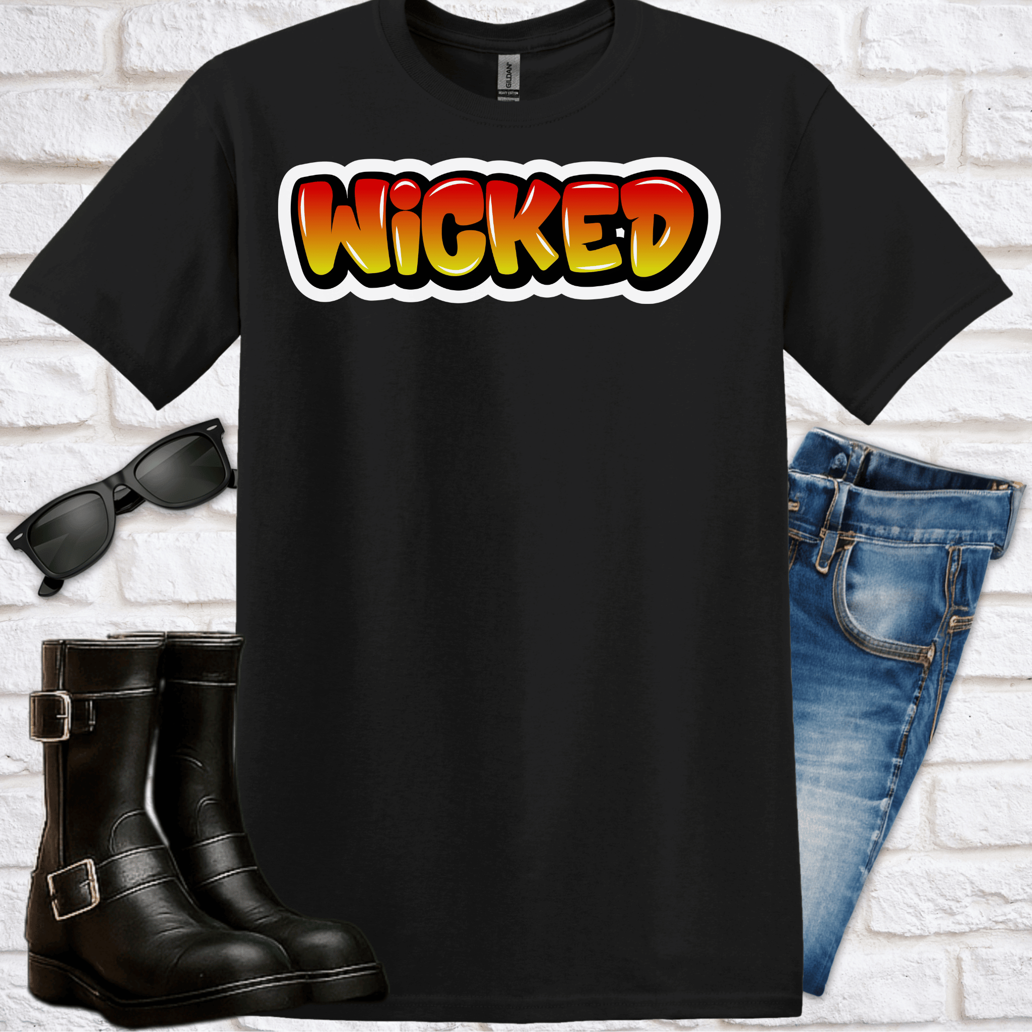Graffiti Wicked T-Shirt - Newfinese Please