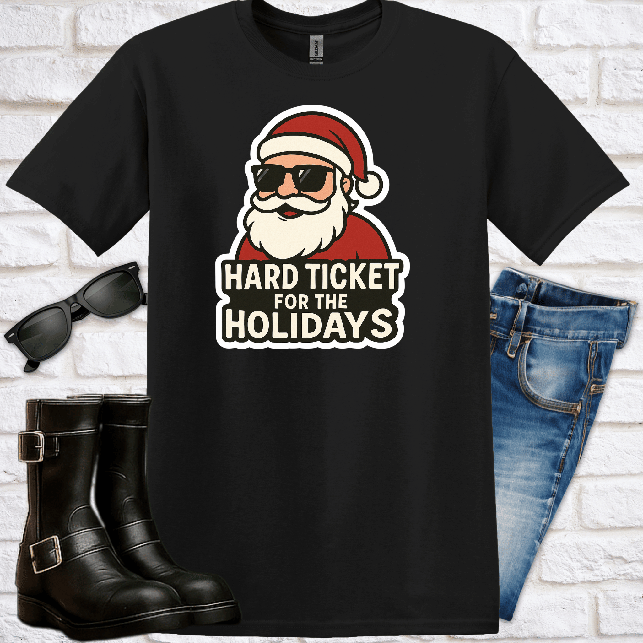 "Hard Ticket for the Holidays" T-Shirt - Newfinese Please