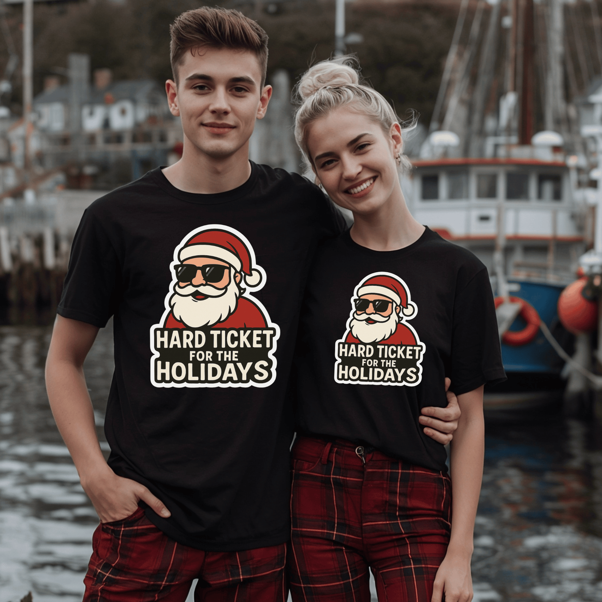 "Hard Ticket for the Holidays" T-Shirt - Newfinese Please