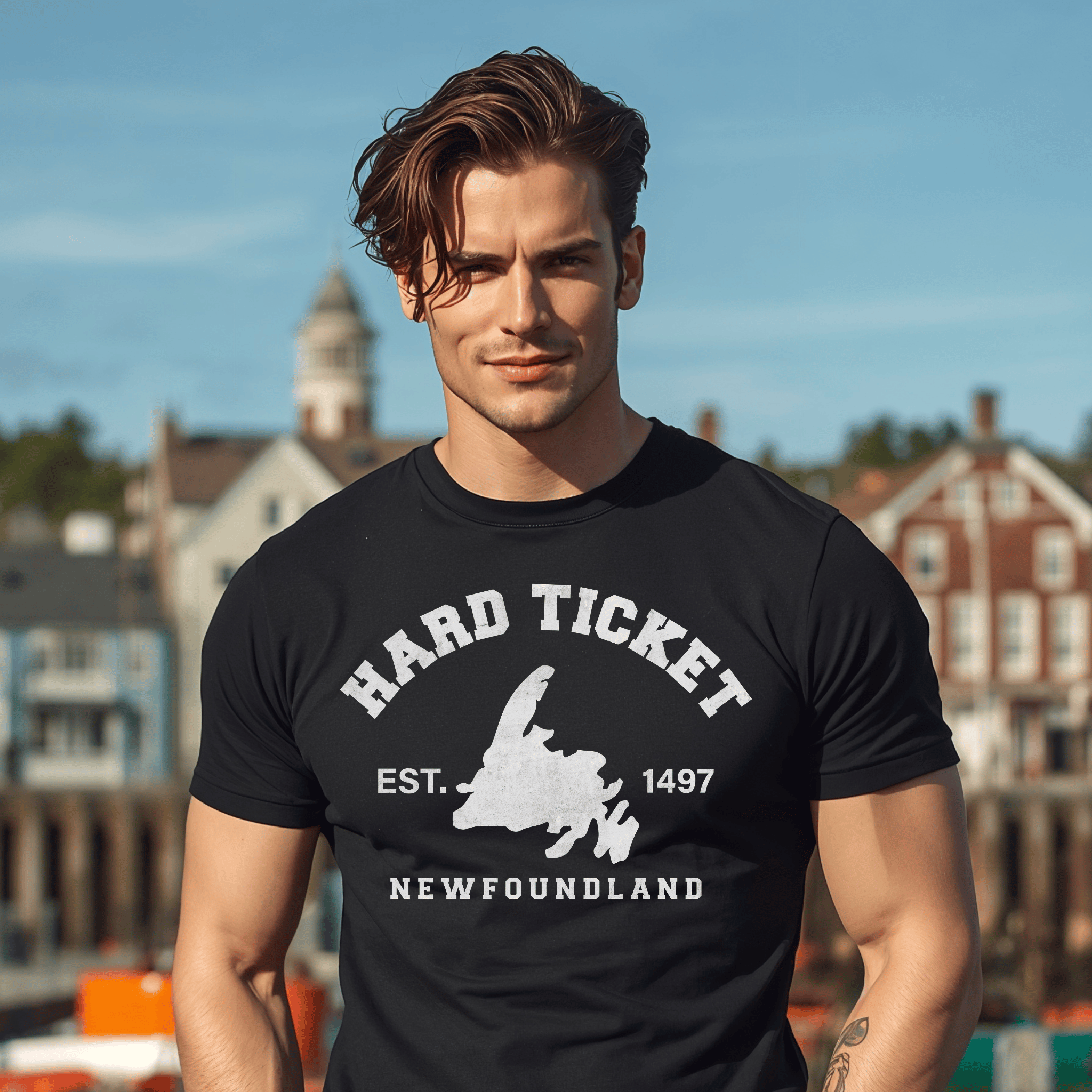 "Hard Ticket" Map T-Shirt - Newfinese Please