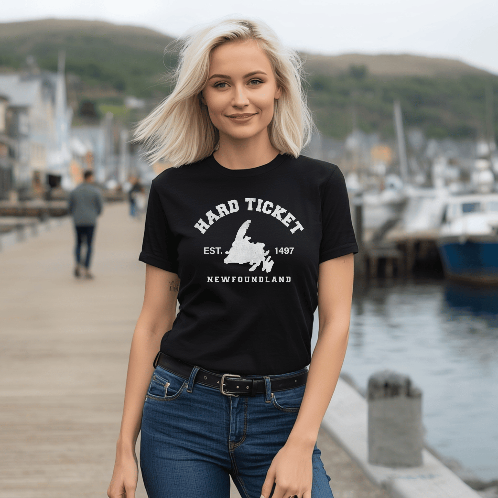 "Hard Ticket" Map T-Shirt - Newfinese Please