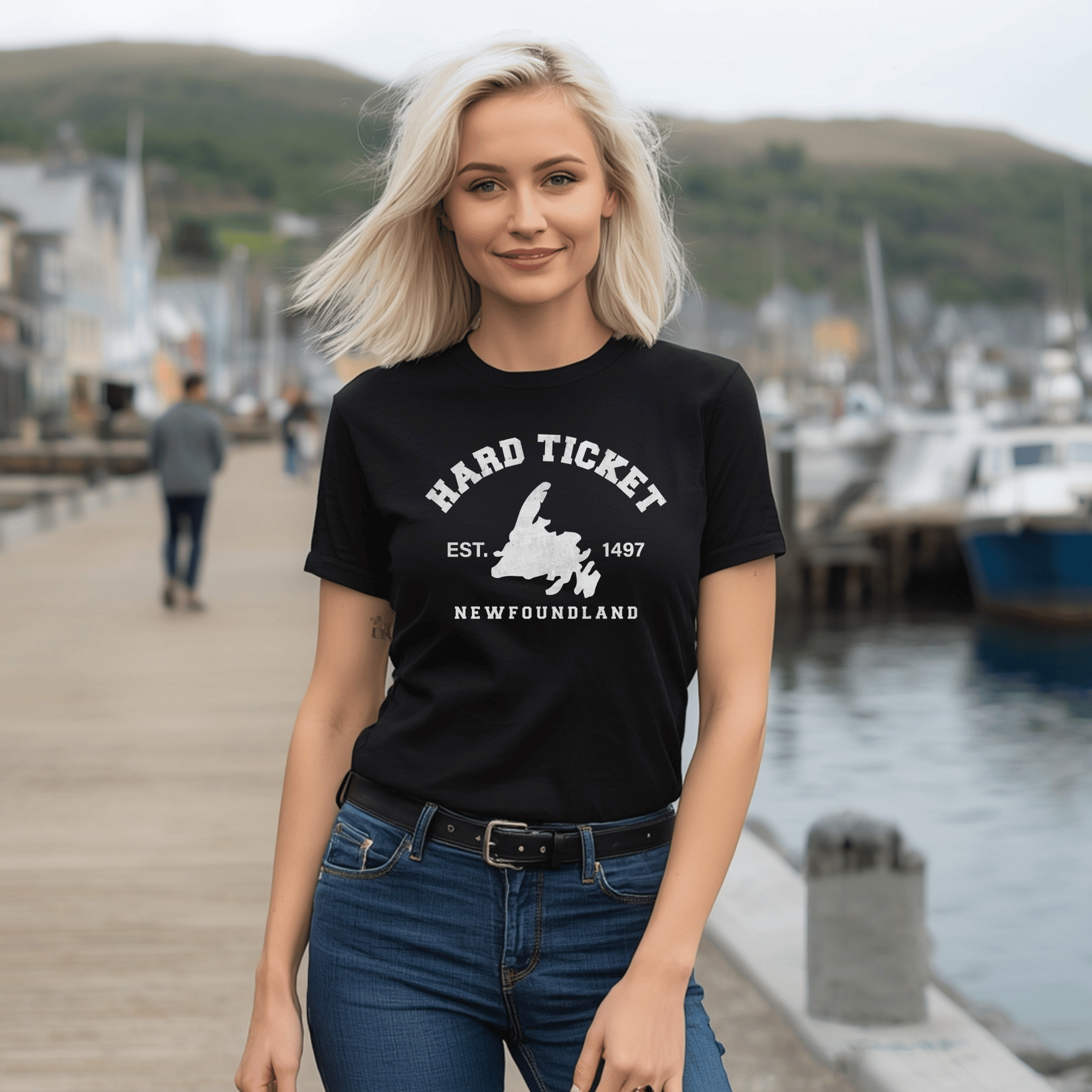 "Hard Ticket" Map T-Shirt - Newfinese Please