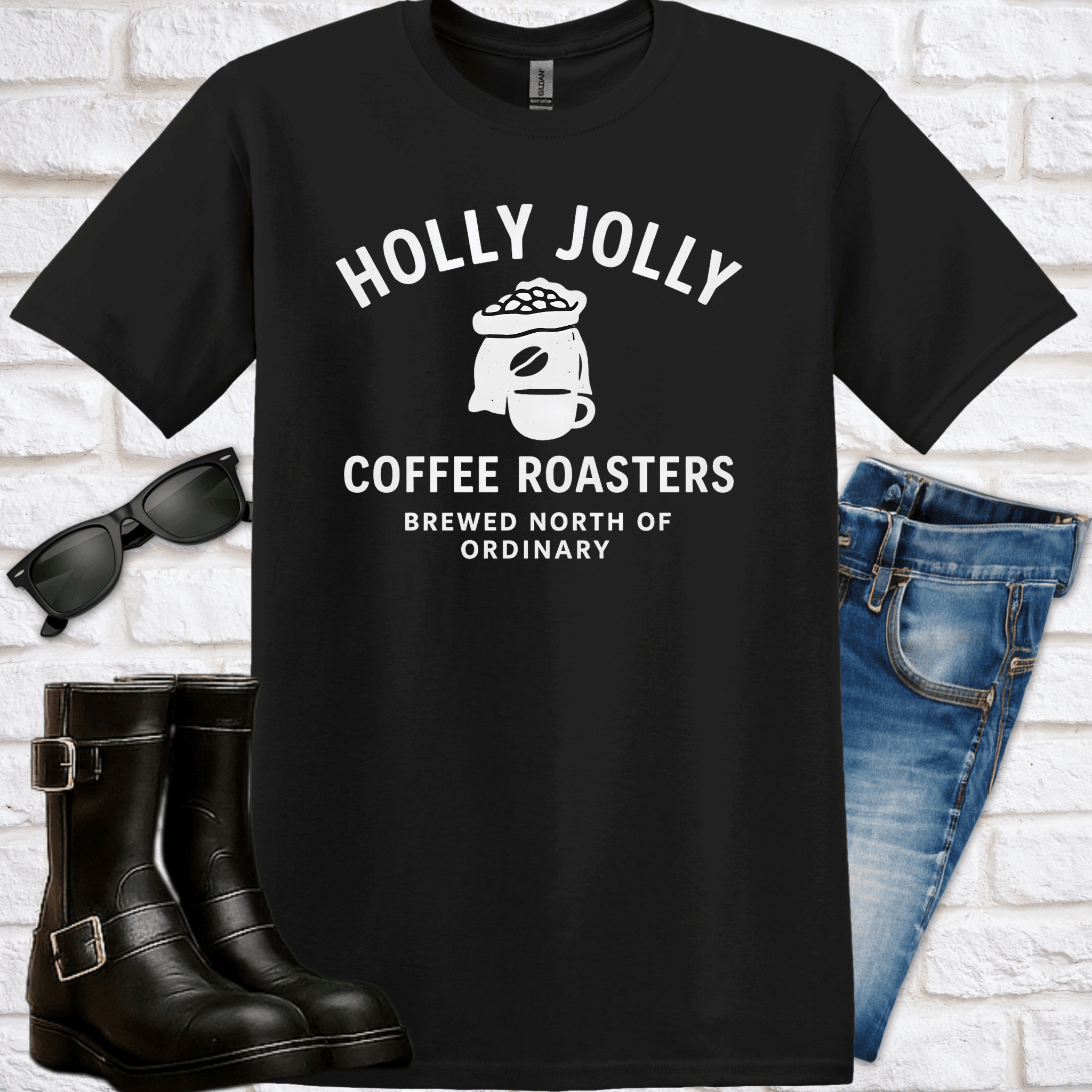 Holiday Holly Jolly Roasters T-Shirt - Newfinese Please
