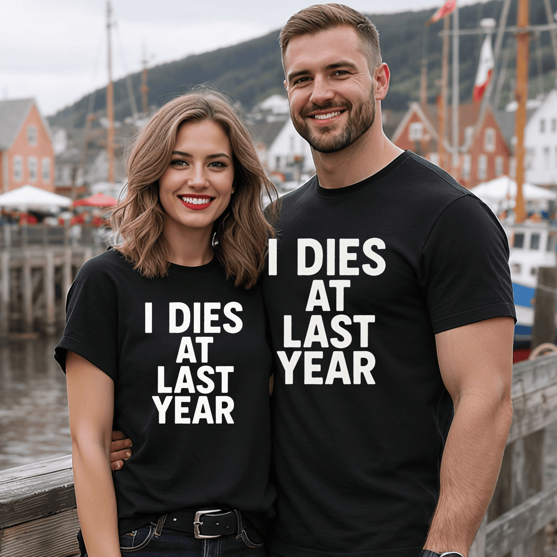 "I Died Last Year" T-Shirt - Newfinese Please