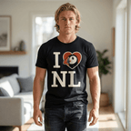 "I Heart NL " Puffin T-Shirt - Newfoundland Nautical Collection - Newfineseplease.ca