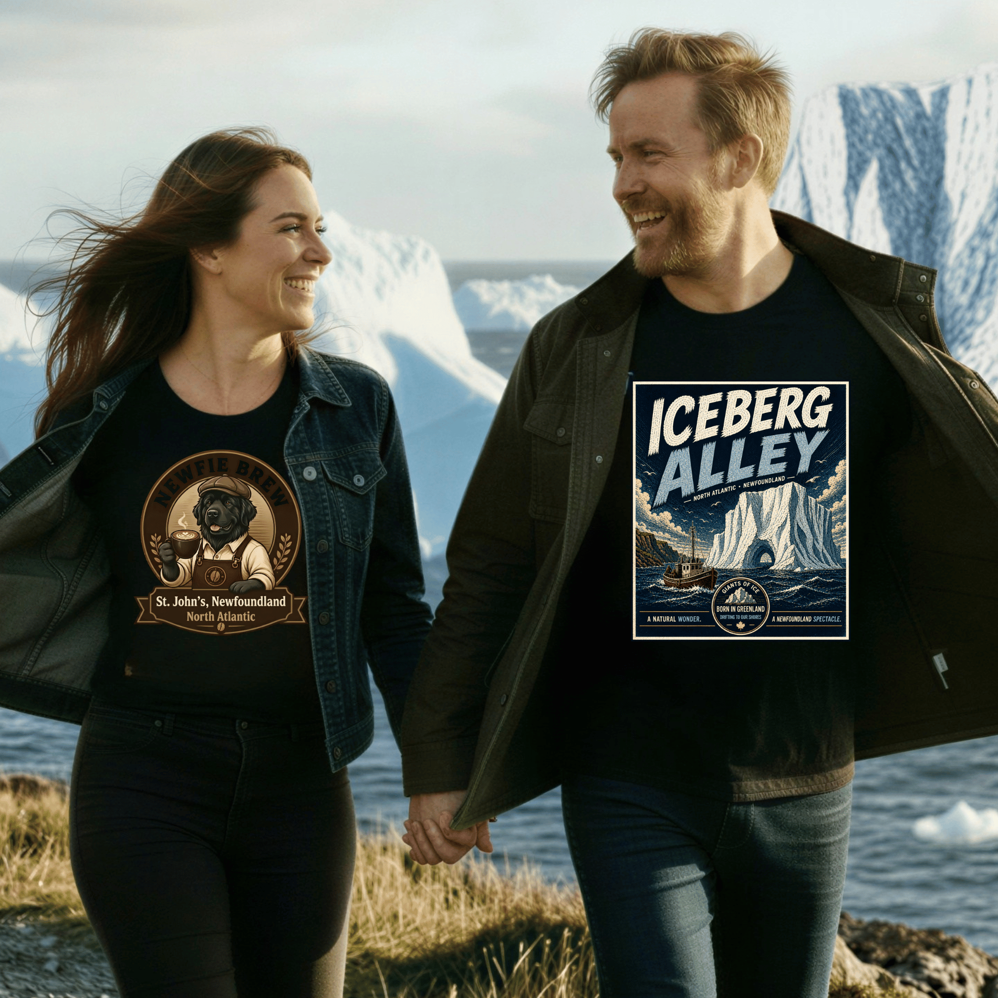 "Iceberg Alley" Tee — Nautical Collection - Newfineseplease.ca